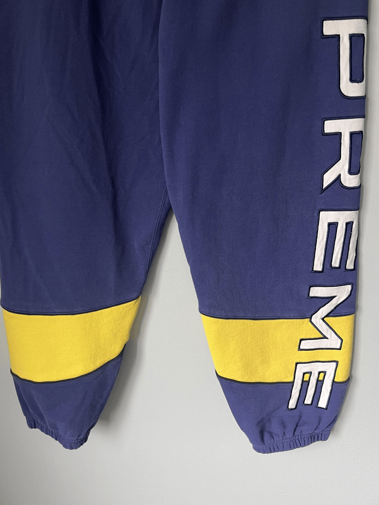 Supreme Supreme Panel Sweatpants in Washed Navy Purple Size US 34 / EU 50 - 3 Thumbnail