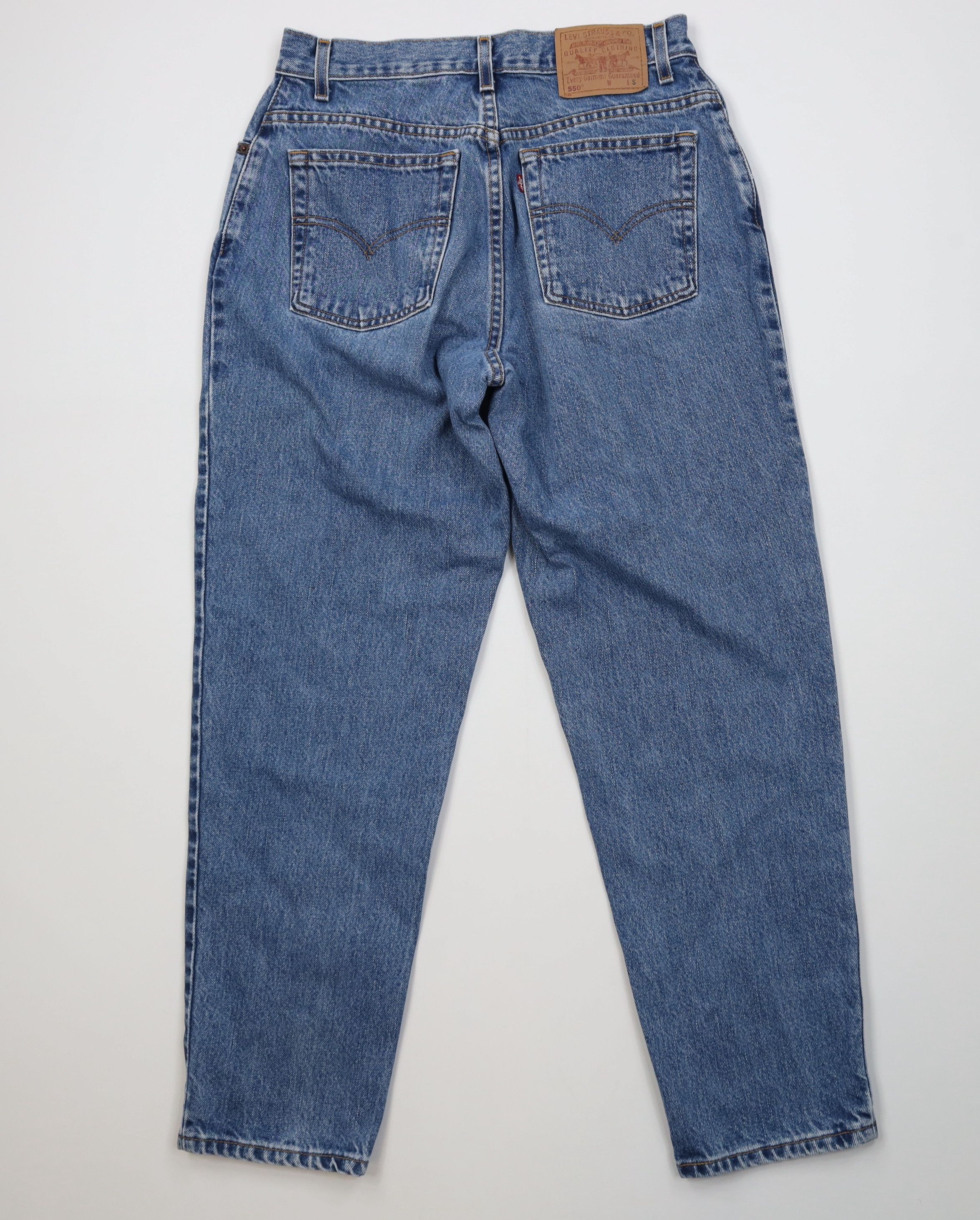Levi's Vintage Y2K 2002 Levis 550 Fit Tapered Leg Denim Jeans Size 34" / US 12 / IT 48 - 9 Thumbnail