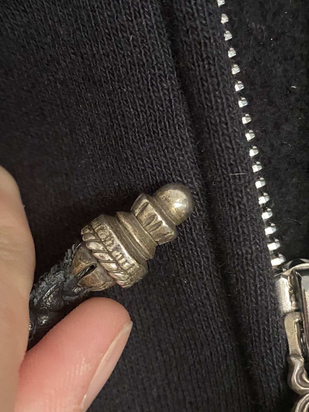 Chrome Hearts Chrome Hearts 1 of 1 Custom Order Grommet Zip Up Hoodie Size US S / EU 44-46 / 1 - 19 Thumbnail
