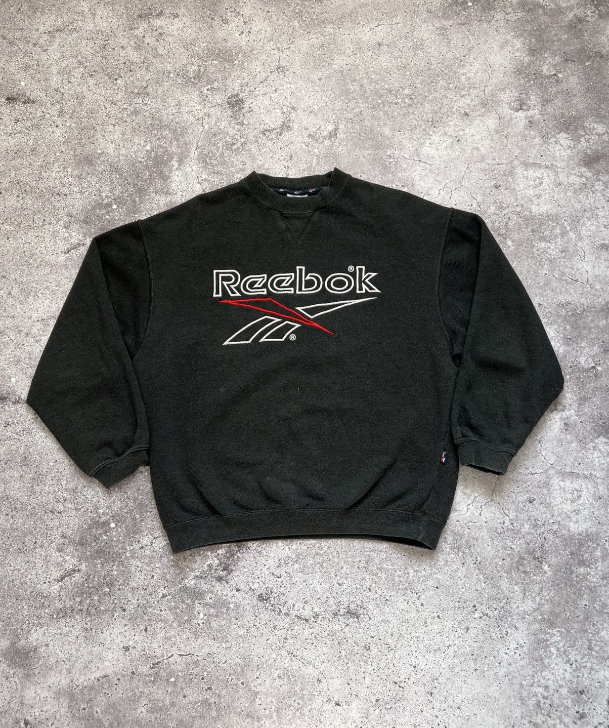 Reebok × Vintage Vintage Reebok Sweatshirt 90s Big Logo Size US M / EU 48-50 / 2 - 1 Thumbnail