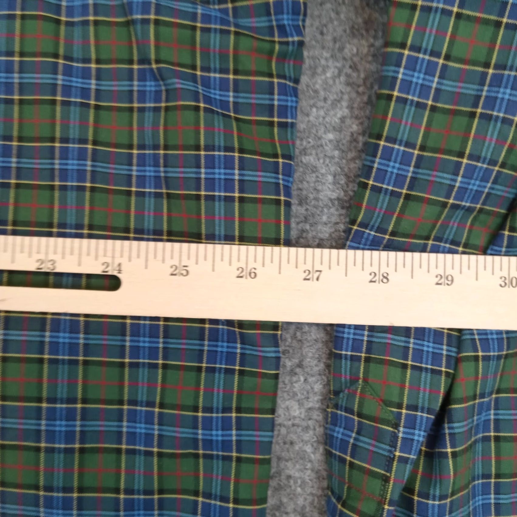 Ralph Lauren Ralph Lauren Shirt Mens 2XL XXL Green Blue Plaid Button Up Casual Classic Fit Size US XXL / EU 58 / 5 - 4 Thumbnail