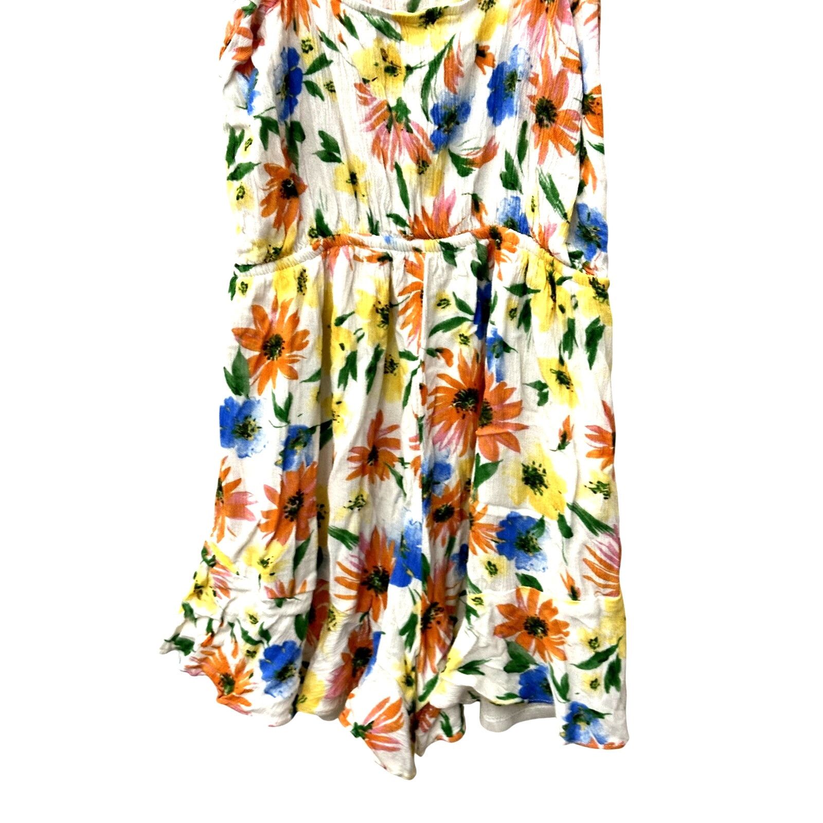 Other All In Favor Romper Floral Adjustable Tie Multi S NWT Size 34" / US 12 / IT 48 - 6 Thumbnail