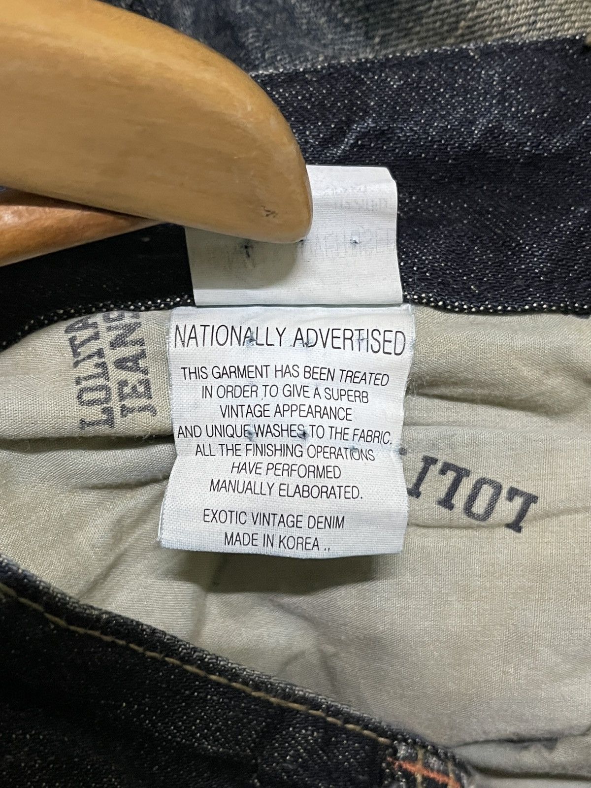 Japanese Brand Lolita Jeans Washed Flared Size US 30 / EU 46 - 21 Thumbnail