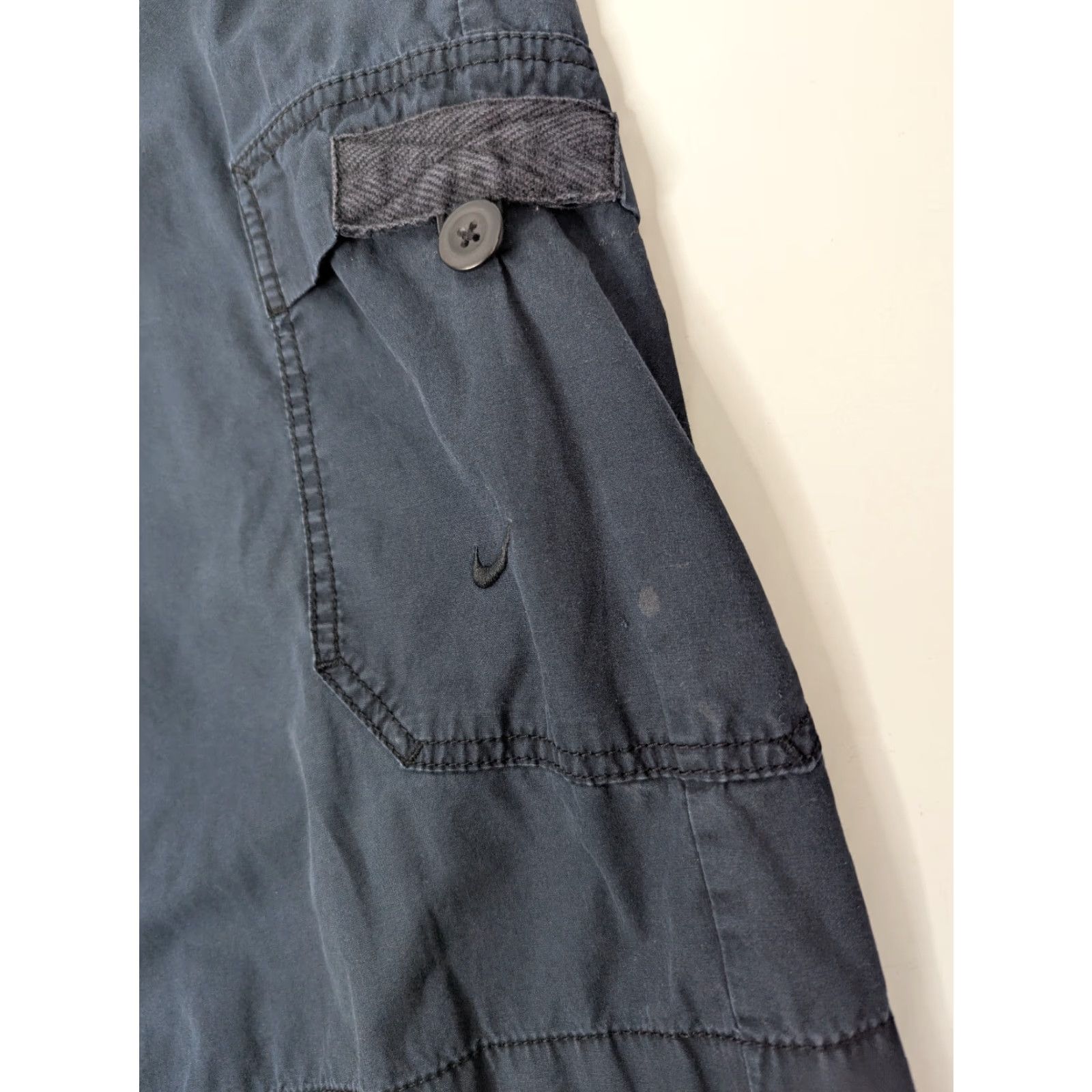 Nike Nike Cargo Shorts Navy Blue Men's Large Outdoor Athletic Dept Size US 33 - 2 Thumbnail