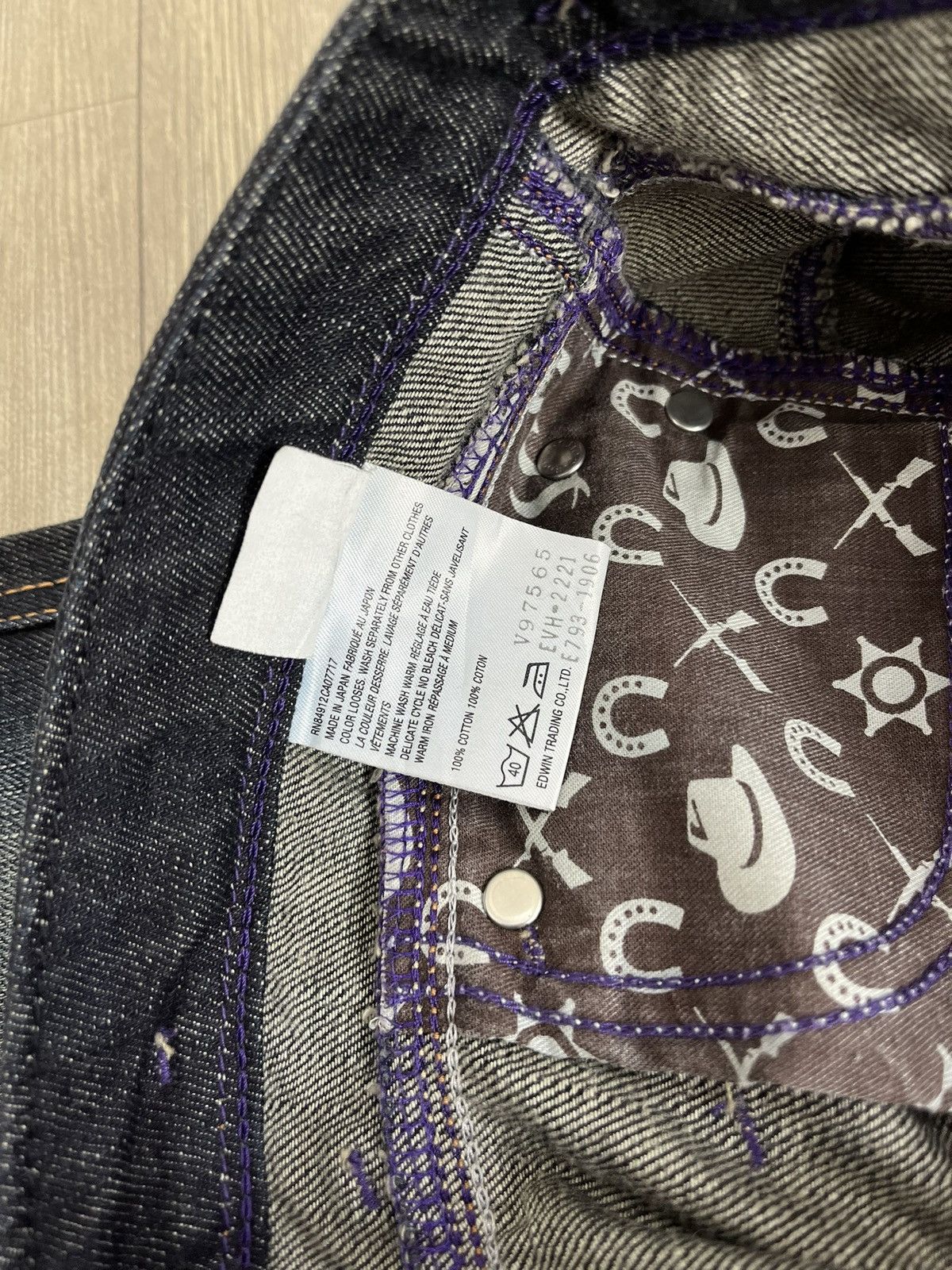 If Six Was Nine 🇯🇵2000s Edwin Vienus Faded Mudmax Bootcut Lgb Flared Jeans Size US 31 - 5 Thumbnail