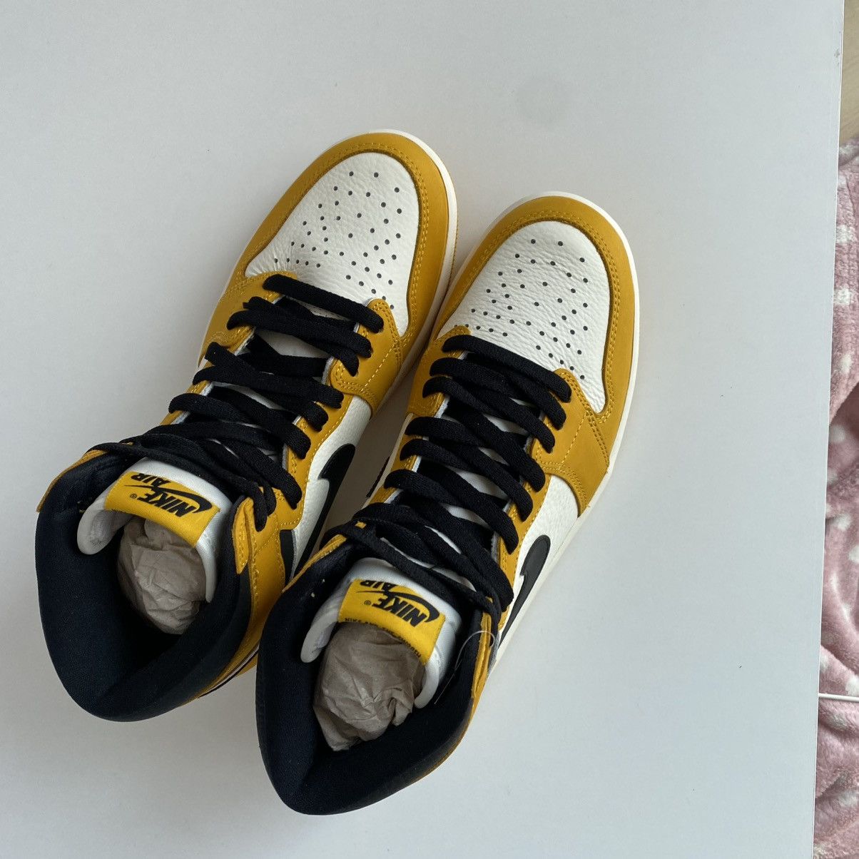 Nike Nike Air Jordan 1 Yellow Orche Size US 8 / EU 41 - 6 Thumbnail