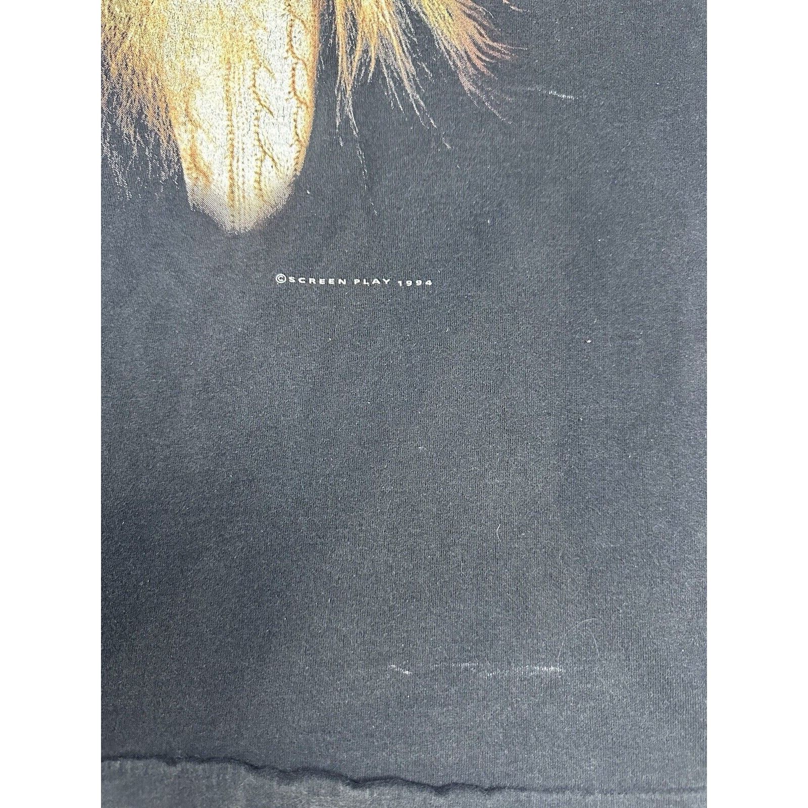Fruit Of The Loom × Vintage Vintage 90s Leon Russell Blues Shirt Size US L / EU 52-54 / 3 - 2 Thumbnail