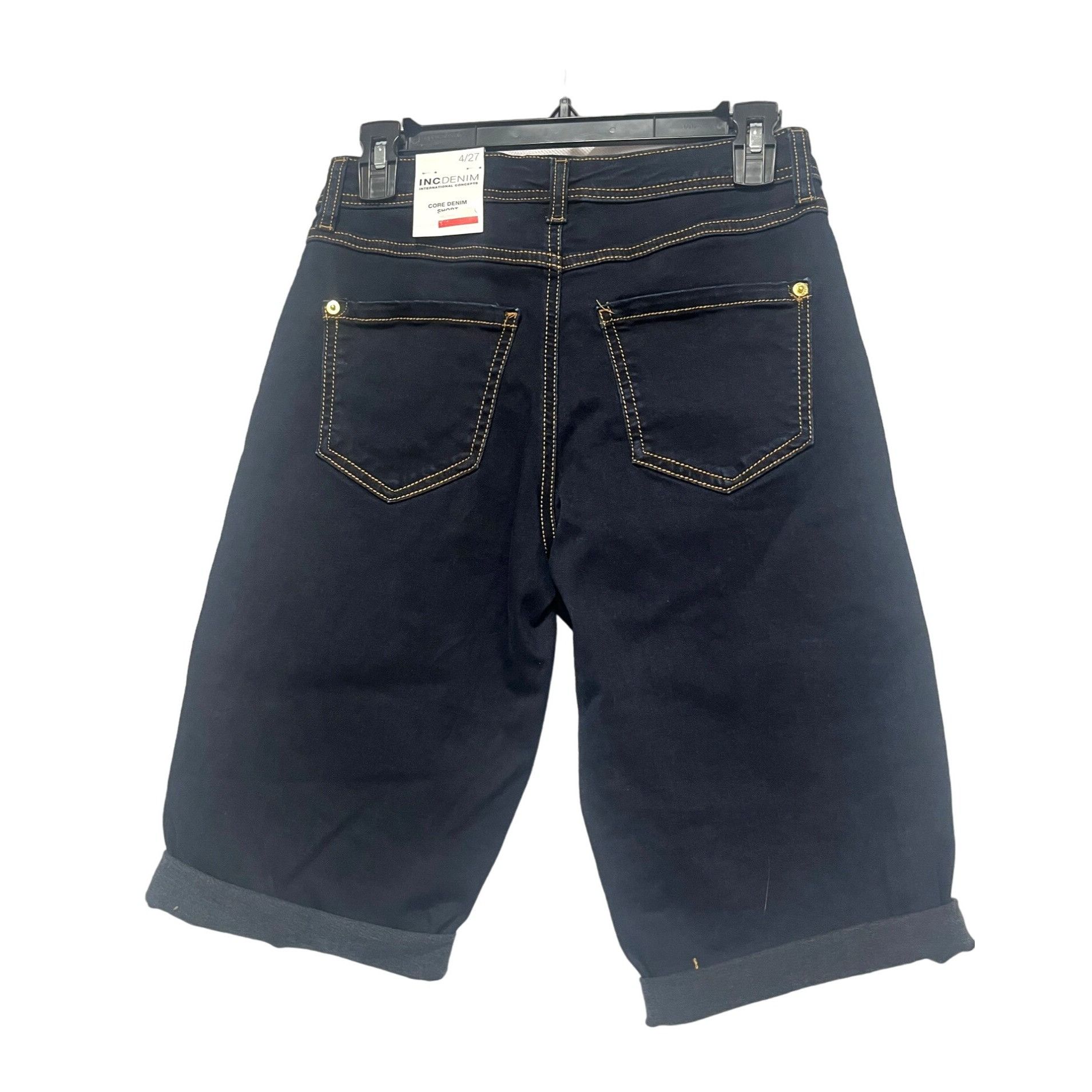 Other INC International Concepts Mid Rise Cuffed Bermuda Short, Da Size 27" / US 4 / IT 40 - 4 Thumbnail