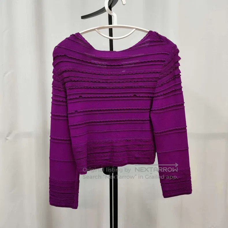 Dior Dior Purple long sleeves Size S / US 4 / IT 40 - 2 Thumbnail