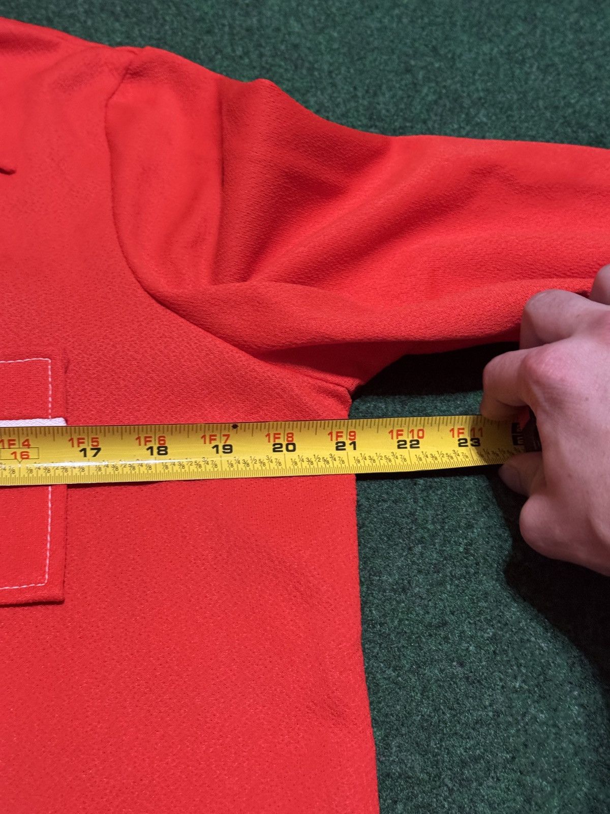 Vintage Vintage 70s Lady Blair Red Blouse Talon Zipper Retro Red Size XL / US 12-14 / IT 48-50 - 6 Thumbnail
