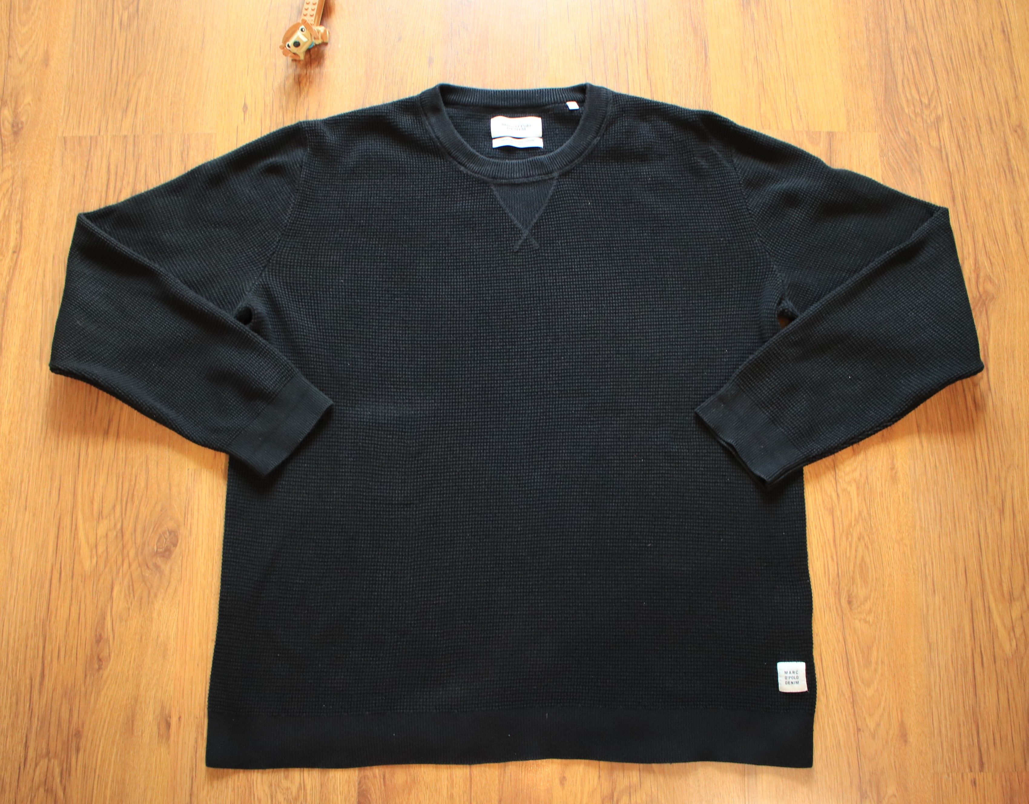 Marc O'Polo Marc O'Polo black sweater size XXL men's cotton long sleeve Size US XXL / EU 58 / 5 - 2 Thumbnail