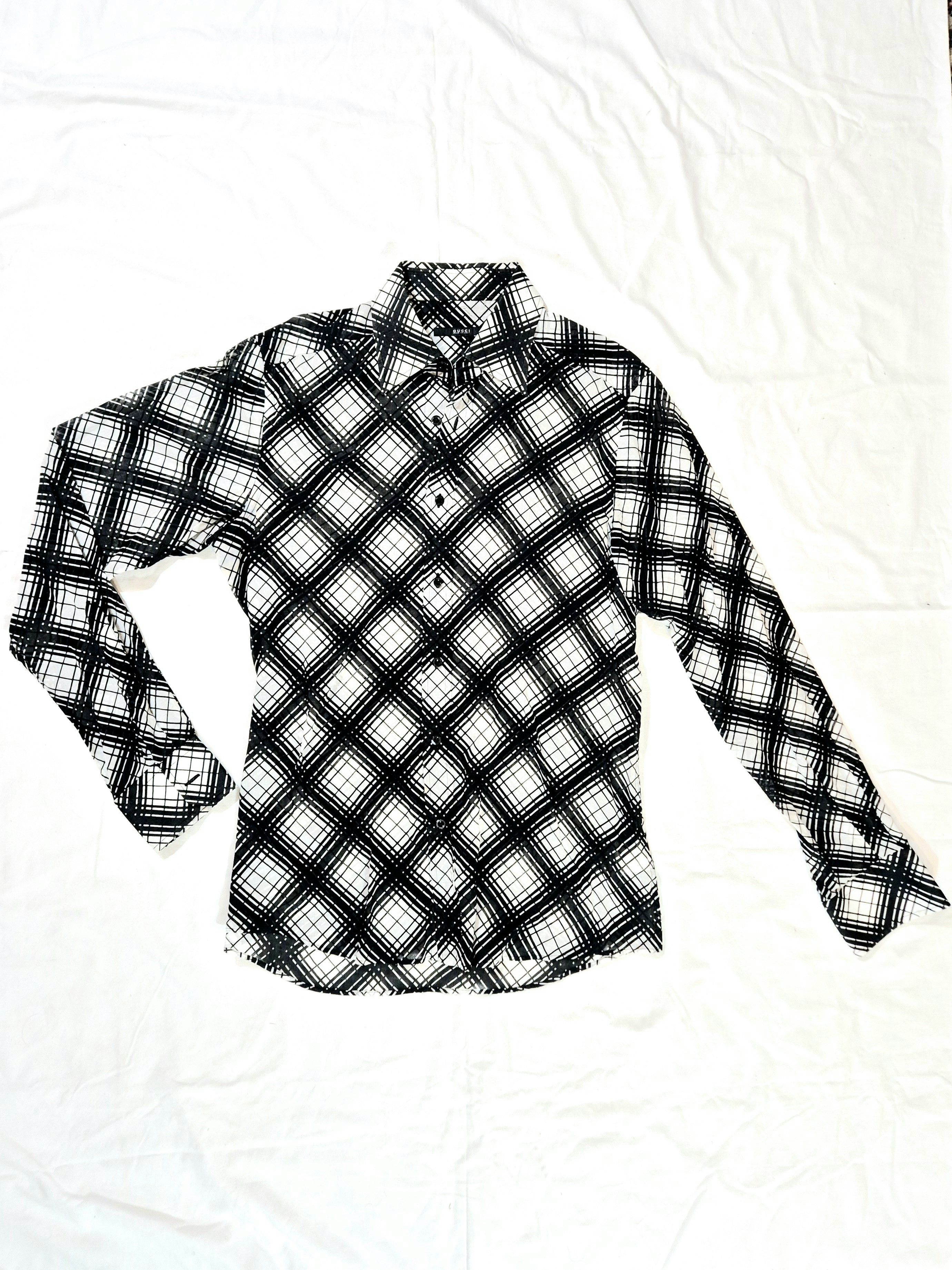 Gucci Shirt black and white * Gucci * Size US L / EU 52-54 / 3 - 1 Thumbnail