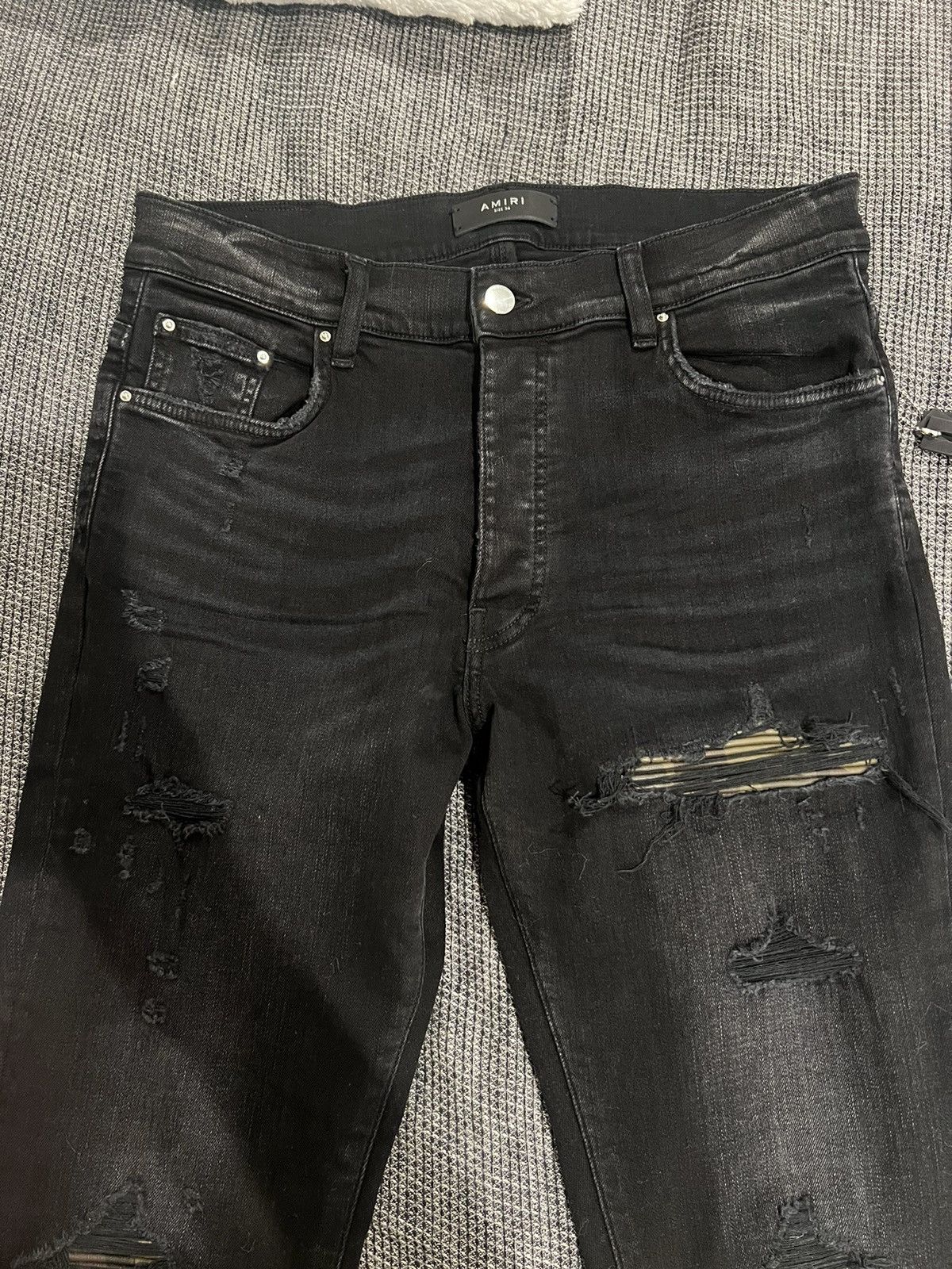 Amiri Amiri Leather Camo MX1 Size US 34 / EU 50 - 3 Thumbnail