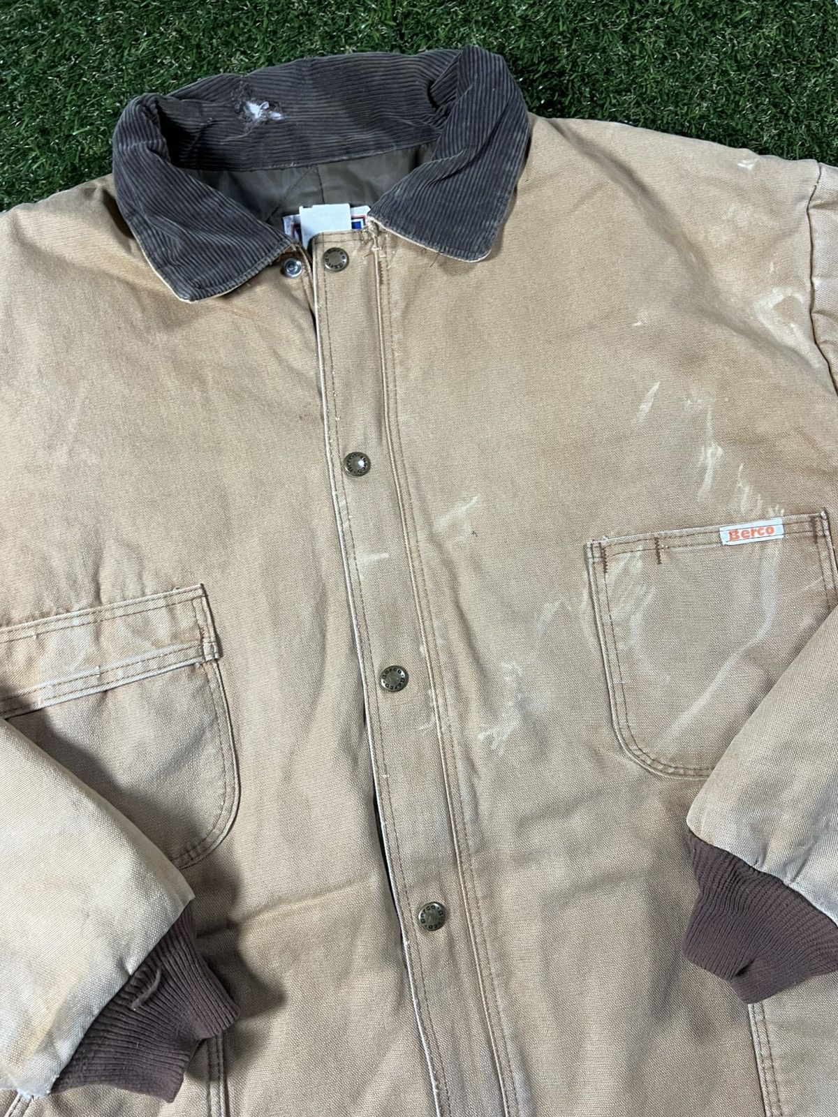 Carhartt Vintage 90s Carhartt Styled Distressed Boxy Detroit Jacket Size US XXL / EU 58 / 5 - 2 Thumbnail