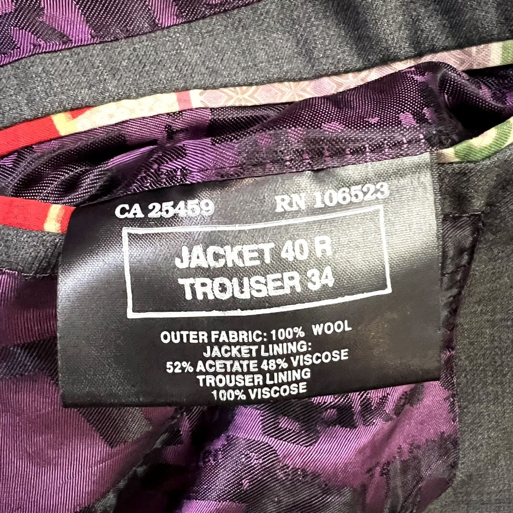 Ted Baker TED BAKER Suit Blazer Sport Coat Jacket 40R Gray Wool Lined Mens Size 40R - 5 Thumbnail