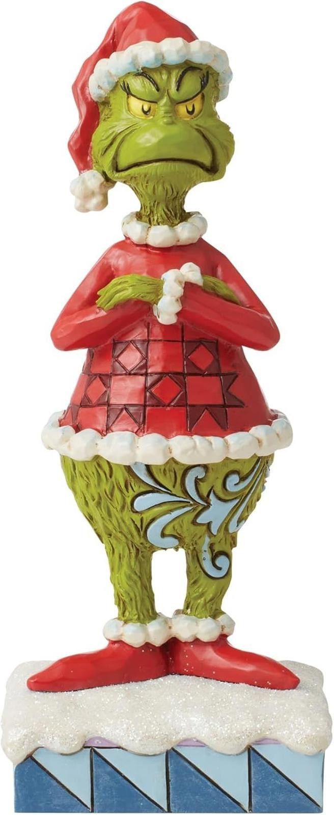 Designer Dr. Seuss Mean Santa Grinch Stole Christmas Figurine NIB NEW Size ONE SIZE - 1 Thumbnail