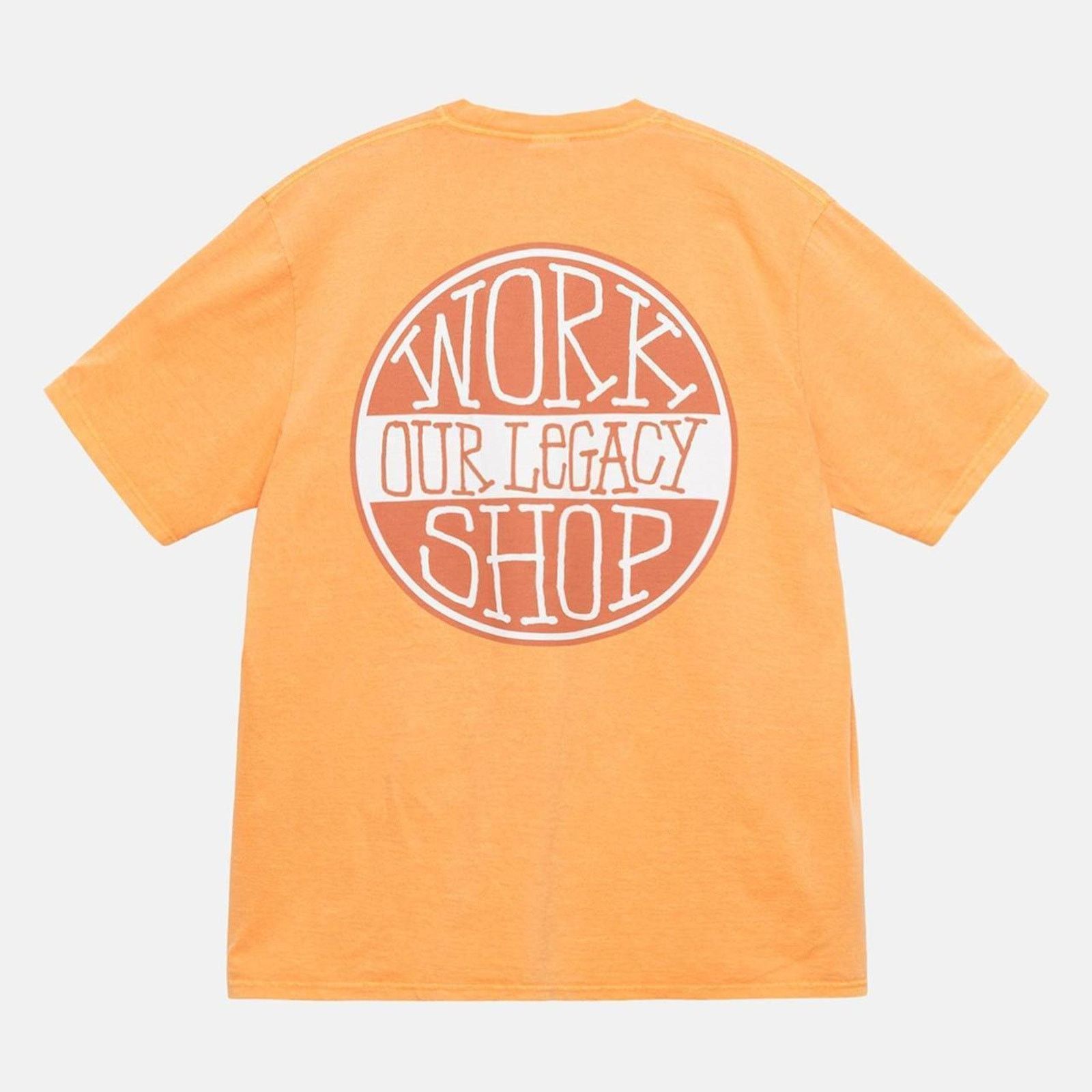 Stussy x Our Legacy Dot Pigment Dyed T Shirt in Apricot