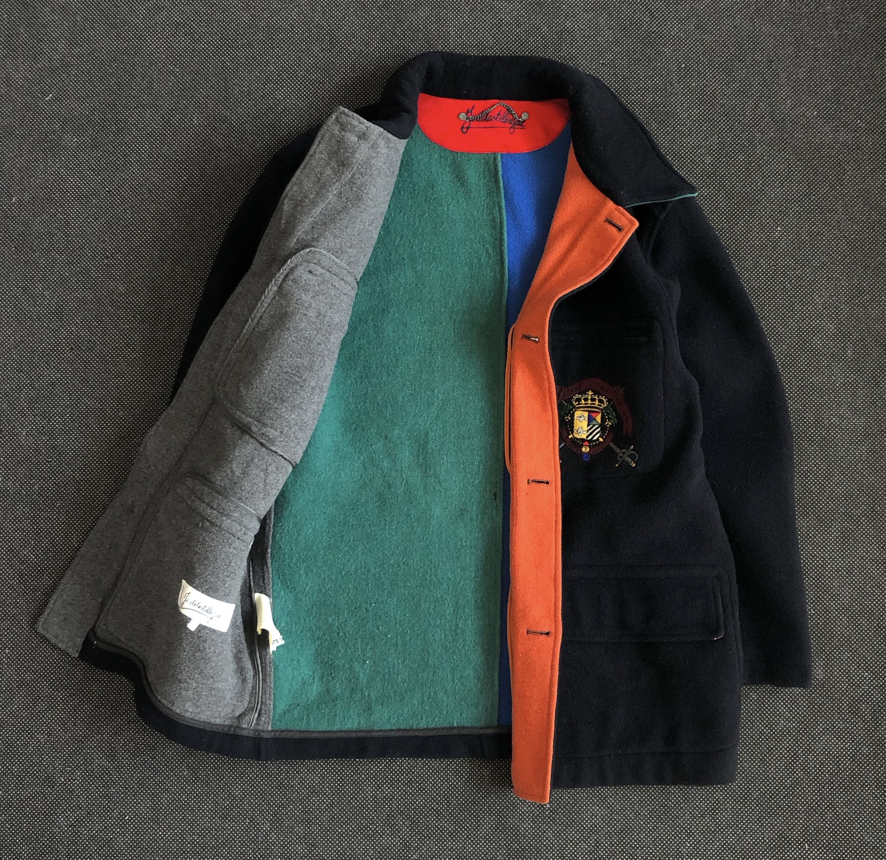 Jean Charles De Castelbajac RARE🔥90’S ITALY MADE JCD CASTELBAJAC CHORE WOOL COAT Size US XL / EU 56 / 4 - 1 Thumbnail