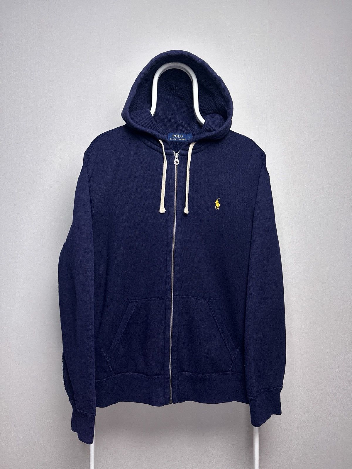 Polo Ralph Lauren Polo Ralph Lauren Zip Up Hoodie Y2K Size L Size US L / EU 52-54 / 3 - 1 Thumbnail