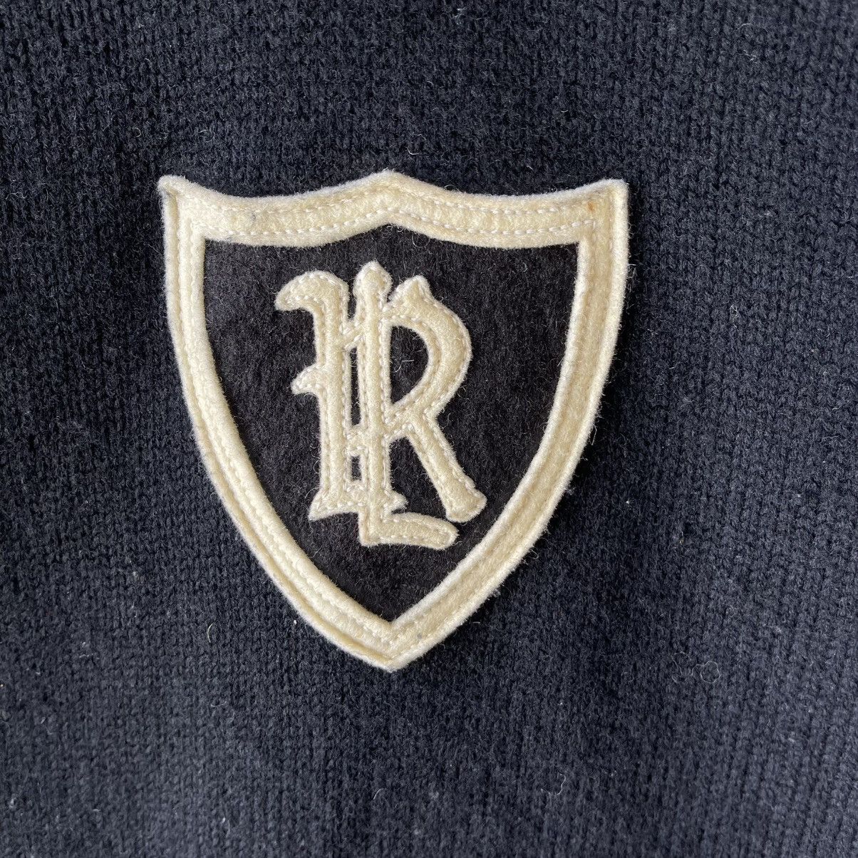 Polo Ralph Lauren 90s Polo Sport Ralph Lauren'RL'Monogram Crest V-Neck Sweater Size US M / EU 48-50 / 2 - 5 Thumbnail