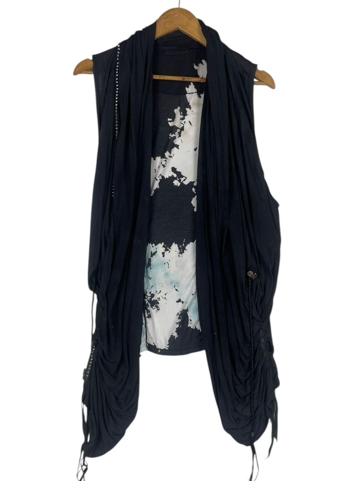 KMRii 💥KMRII Avant-Grade Draped Cardigan Abstract Print Size M / US 6-8 / IT 42-44 - 2 Thumbnail
