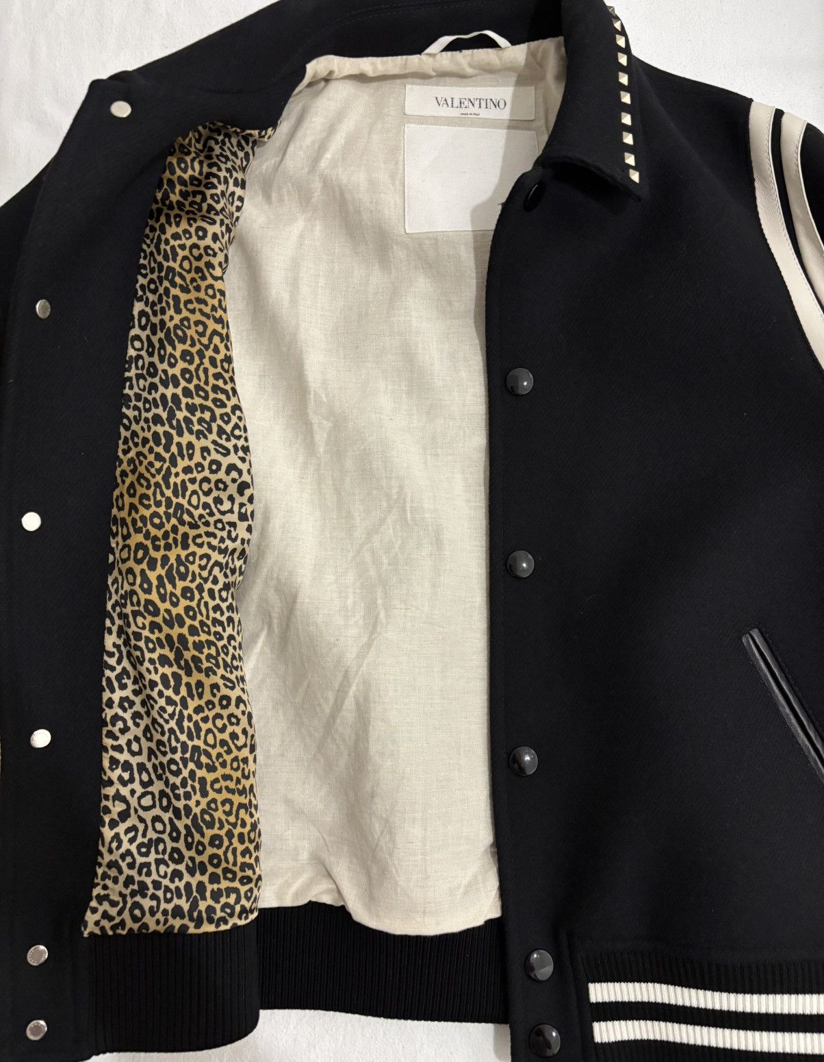 Valentino Varsity Jacket Rockstud Untitled Size US M / EU 48-50 / 2 - 5 Thumbnail