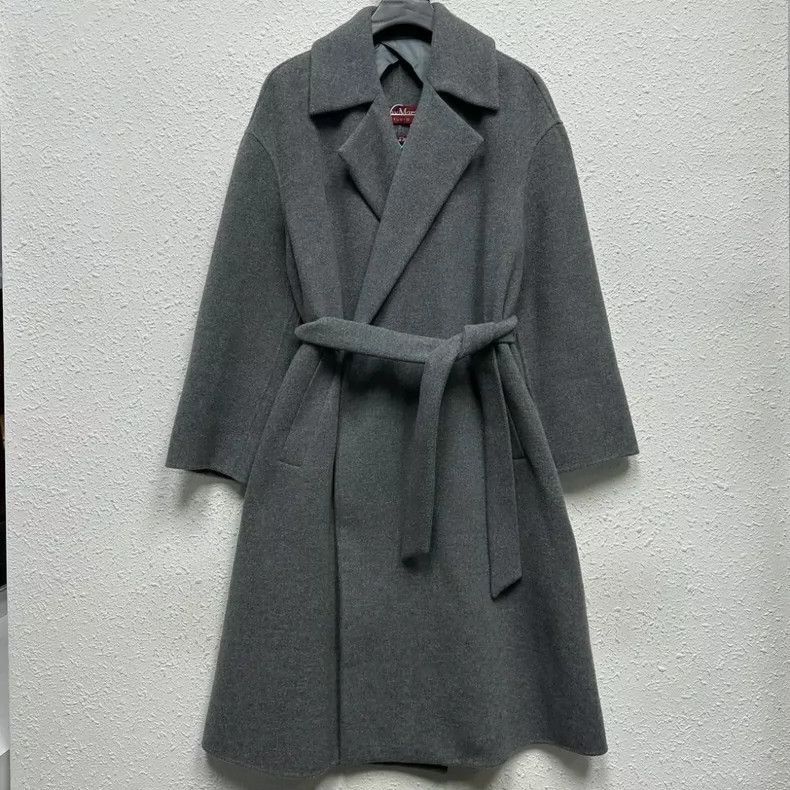 Max Mara Max Mara Studio Grey Wool Coat Size S / US 4 / IT 40 - 1 Thumbnail