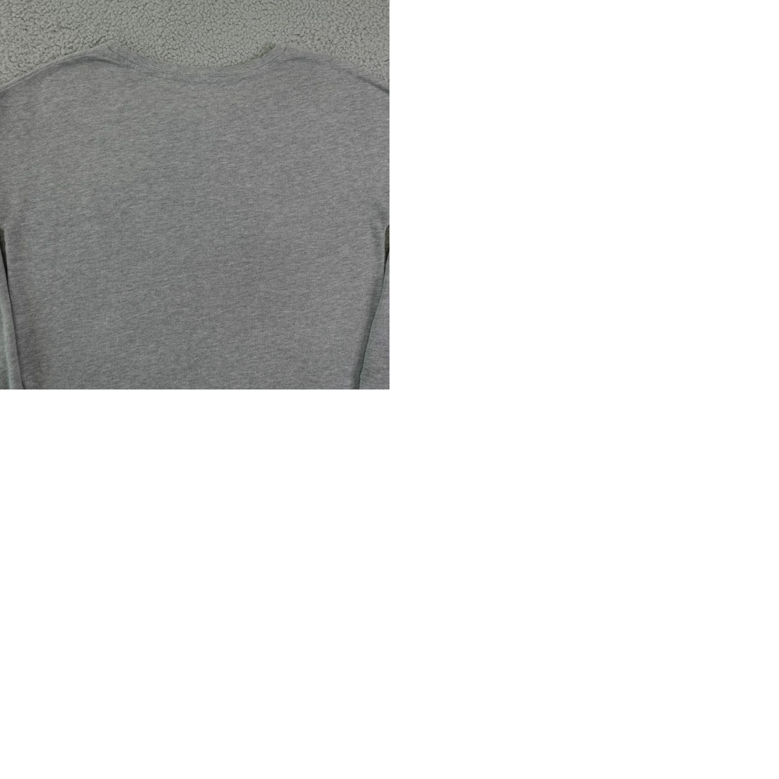 Tommy Hilfiger Tommy Hilfiger Sweatshirt Women Medium Gray Raised Carpet Spell Out Logo Sweater Size M / US 6-8 / IT 42-44 - 9 Thumbnail
