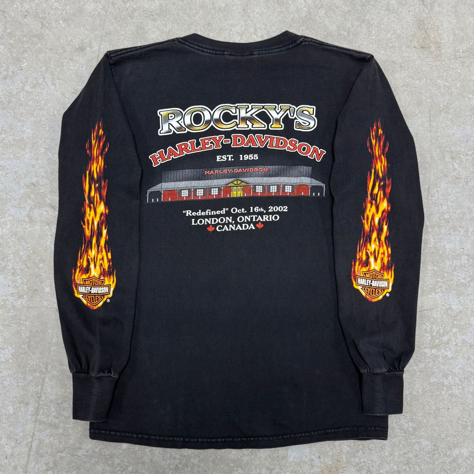 Harley Davidson Vintage Harley Davidson Flame Longsleeve Size US S / EU 44-46 / 1 - 2 Thumbnail