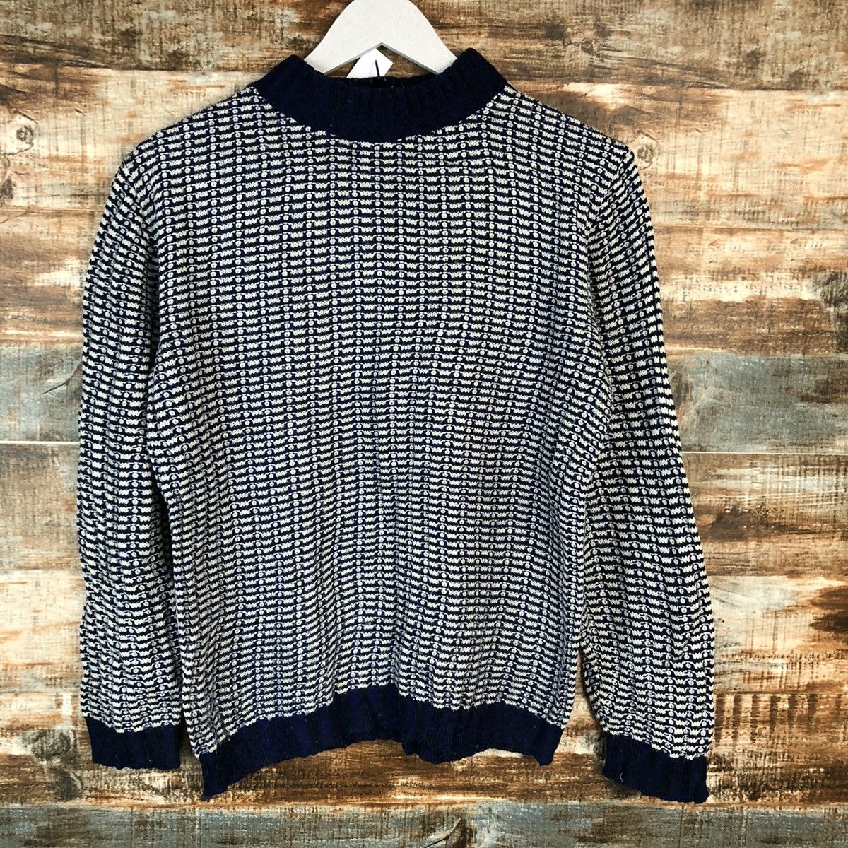 Homespun Knitwear × Japanese Brand × Vintage Japanese Brand Blue Knitwear #A1624 Size S / US 4 / IT 40 - 3 Thumbnail