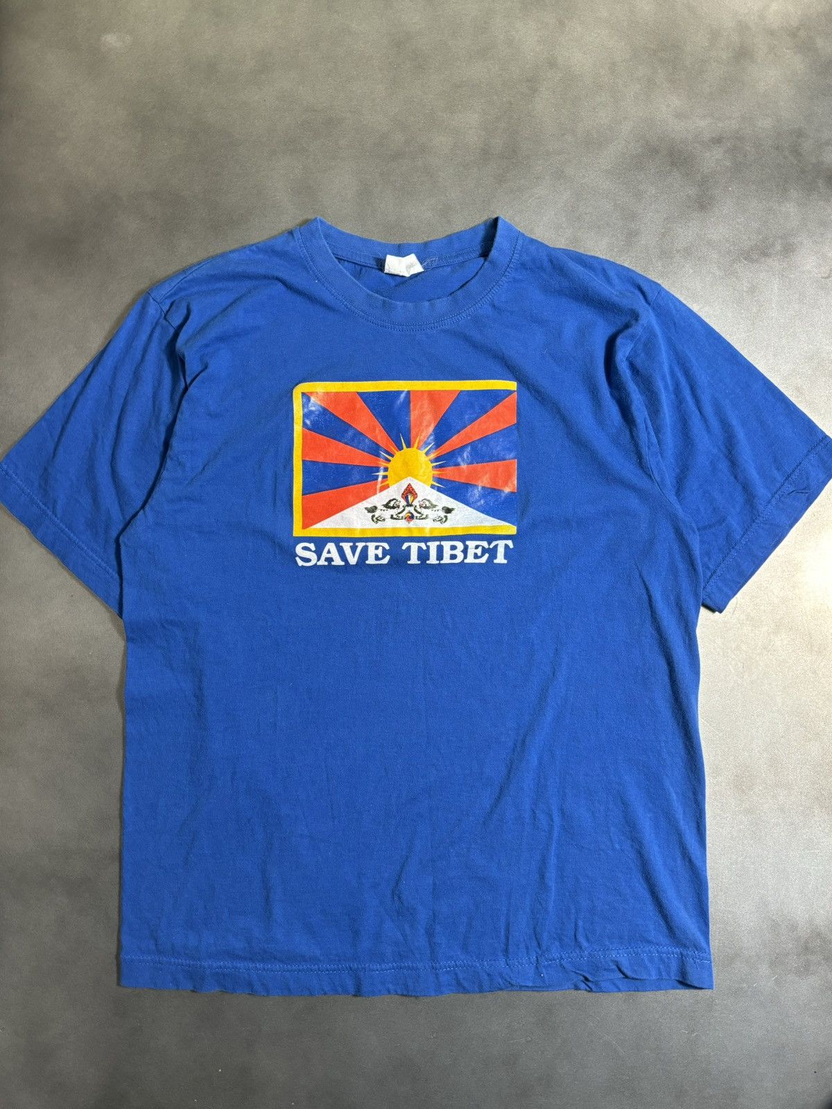 Vintage Vintage Save Tibet Tee Shirt Free Tibet Political Flag 90s Size US M / EU 48-50 / 2 - 7 Thumbnail