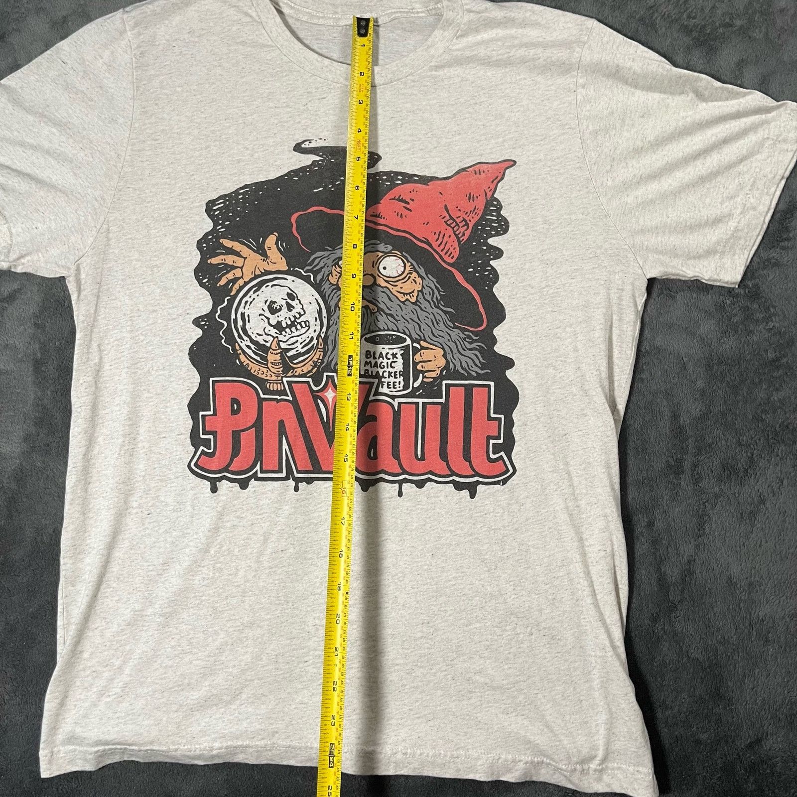 Vintage Vintage PinVault Pinball Wizard Coffee Art Graphic T Shirt Size US M / EU 48-50 / 2 - 5 Thumbnail