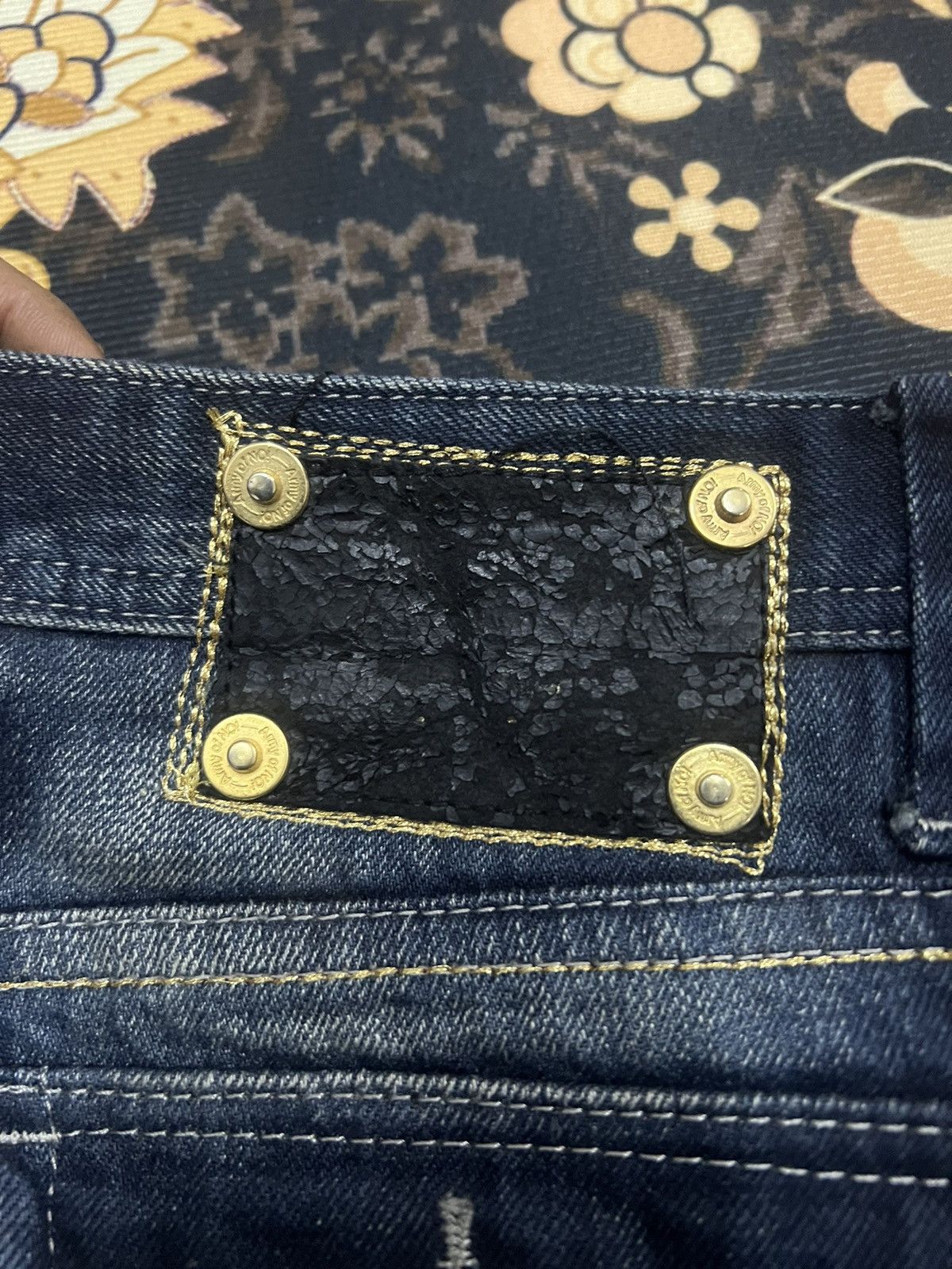 Hysteric Glamour FLARED💥ARMYOFNO DISTRESSED DENİM PANT Size US 31 - 8 Thumbnail