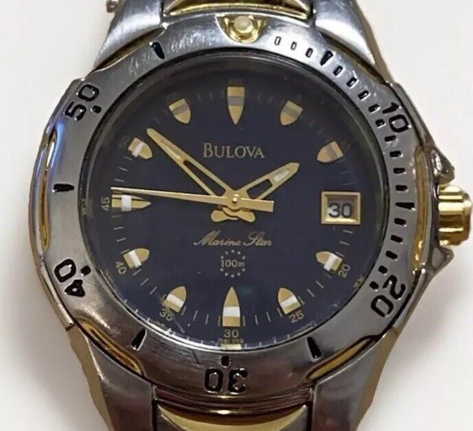 Bulova BULOVA Marine Star Ladies Watch (100m) Gold & Silver Tone Size ONE SIZE - 1 Thumbnail