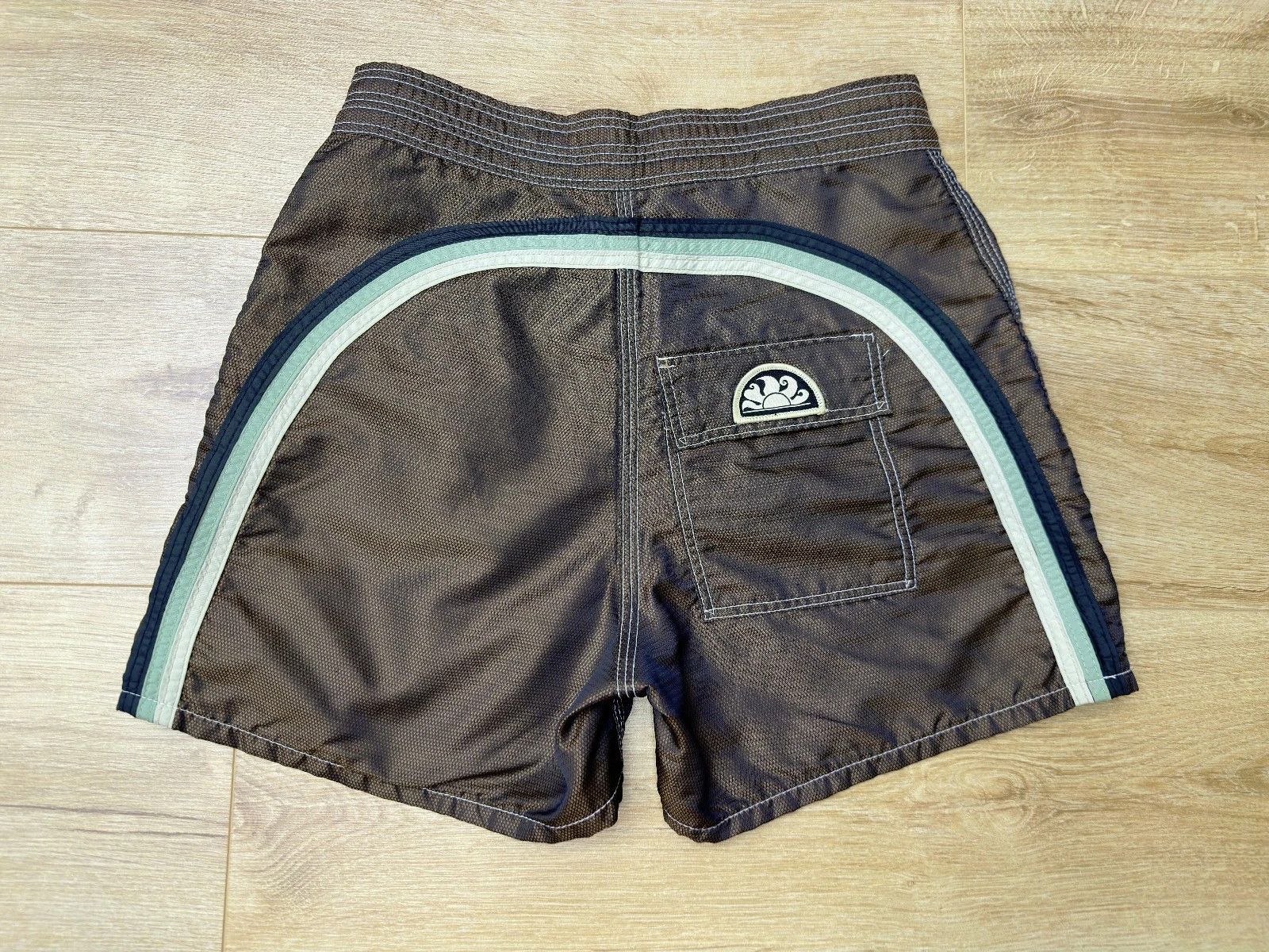 Sundek Rainbow Knit Sundek 28 Surf Swim Shorts Brown Stripe Size 28 Size US 28 / EU 44 - 4 Thumbnail