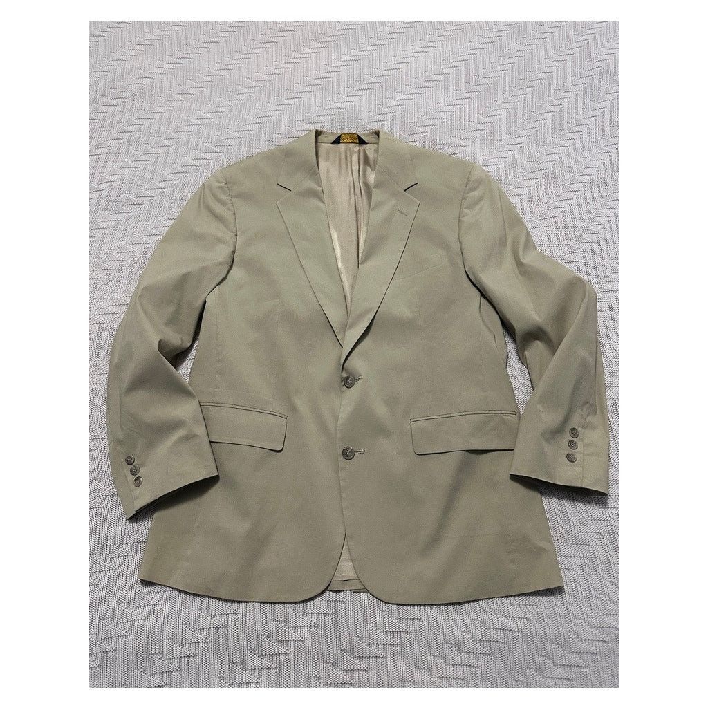 Brooks Brothers Brooks Brothers Brooksease khaki two button blazer size 43R Size 42R - 1 Thumbnail