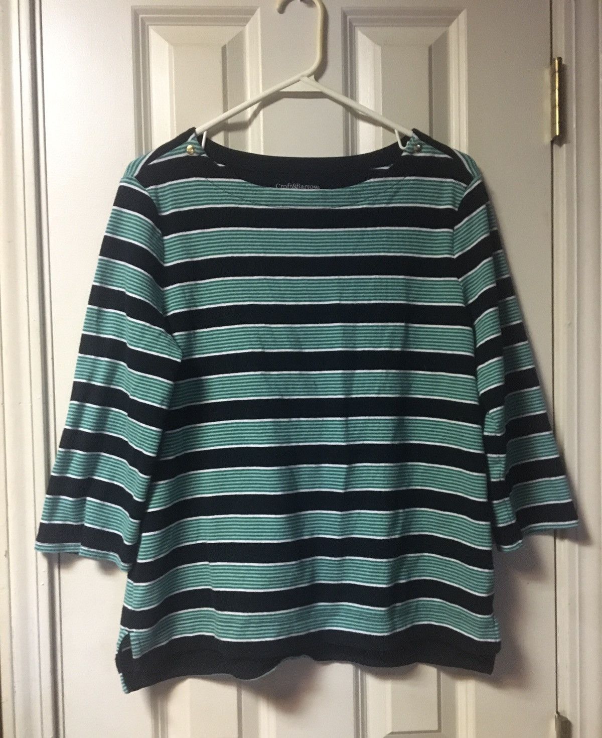 Croft & Barrow Croft & Barrow Women’s Top Large Blouse Excellent Condition Size L / US 10 / IT 46 - 1 Thumbnail