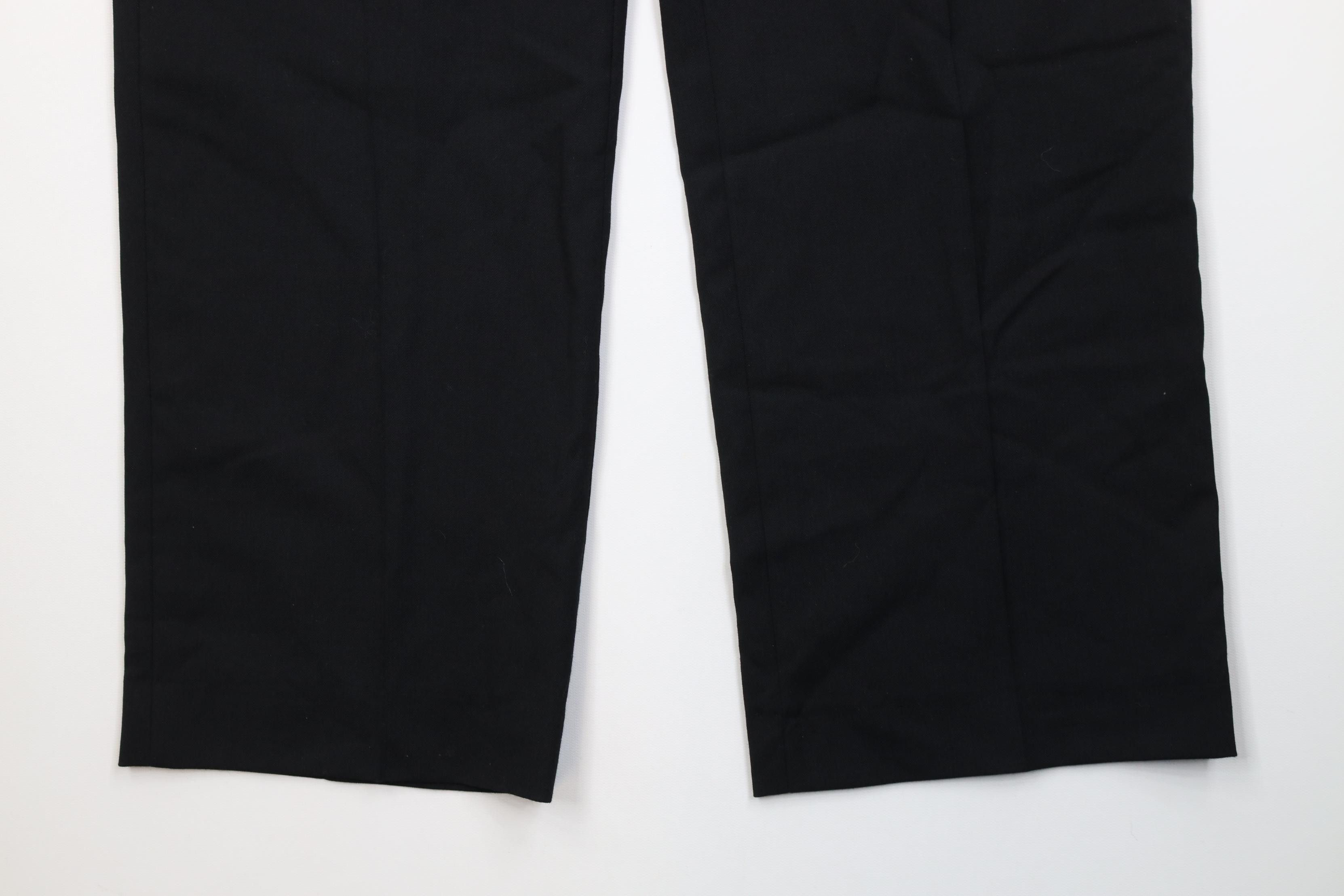 Vintage Vintage 90s Streetwear Wool Herringbone Wide Leg Chino Pants Size US 34 / EU 50 - 4 Thumbnail