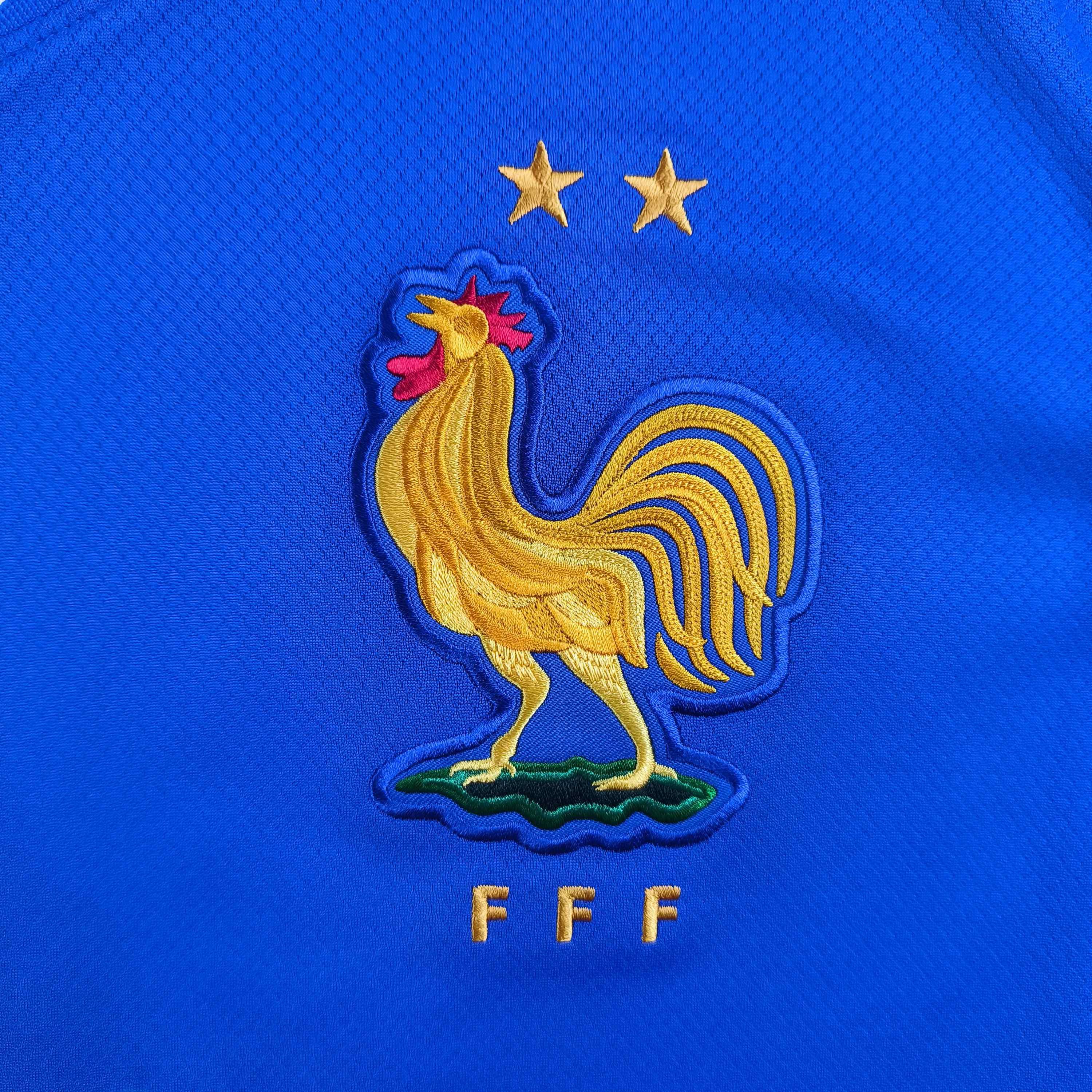 Nike France 2024-25 Nike home Kylian Mbappé football jersey sz XL Size US XL / EU 56 / 4 - 3 Thumbnail