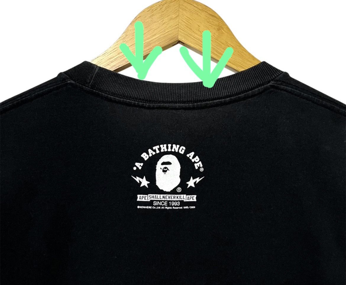 Bape A BATHING APE CROWN BAPE HEAD LOGO JAPANESE BRAND TSHIRT Size US L / EU 52-54 / 3 - 11 Thumbnail