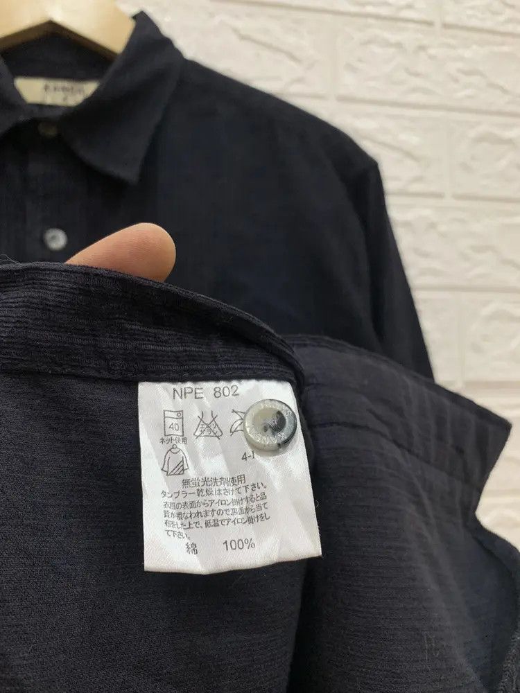 Kansai Yamamoto Vintage kansai jeans double pocket black corduroy shirt Size US M / EU 48-50 / 2 - 8 Thumbnail