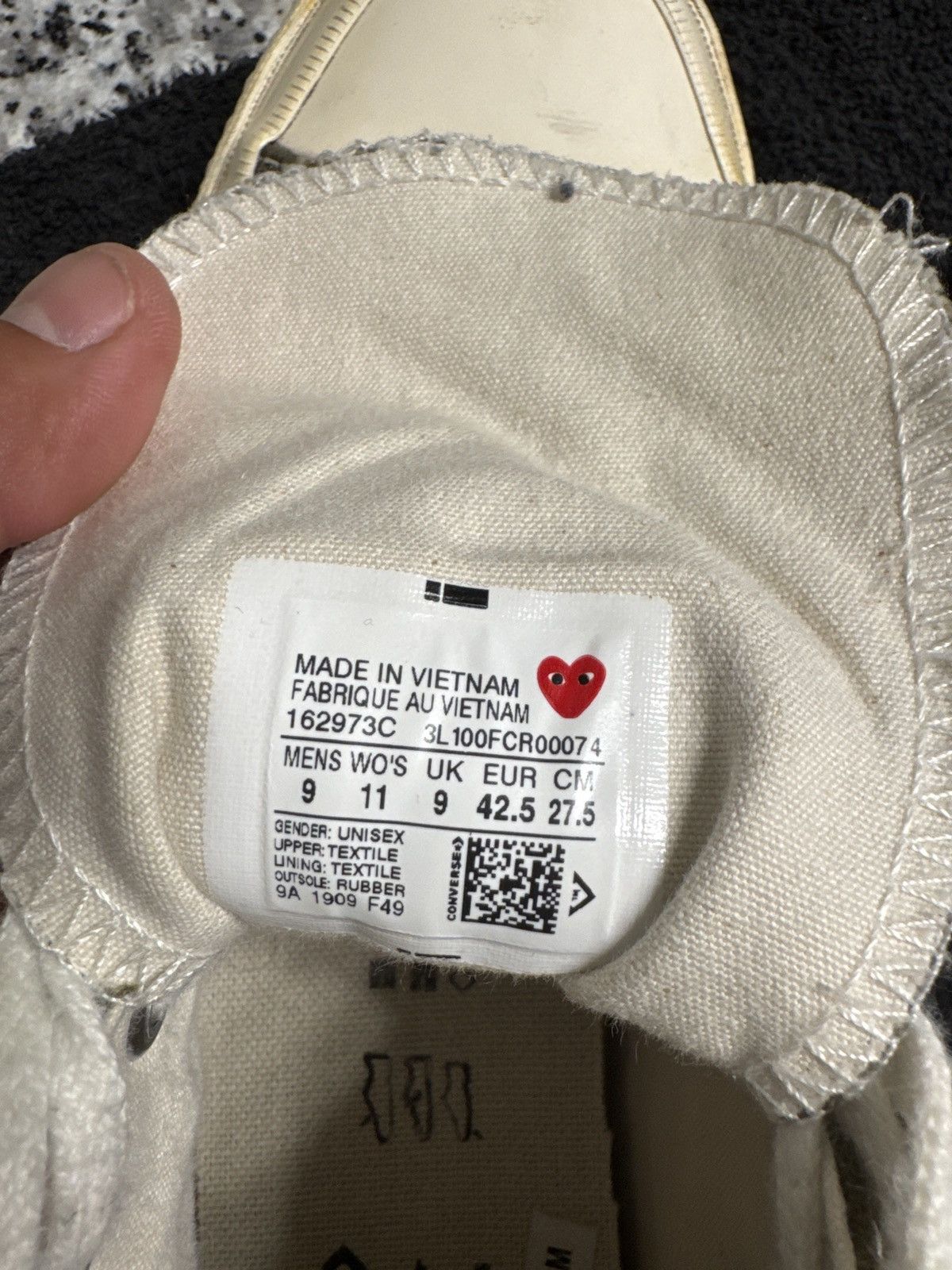 Comme des Garcons PLAY × Converse Converse CDG Size US 9 / EU 42 - 5 Thumbnail