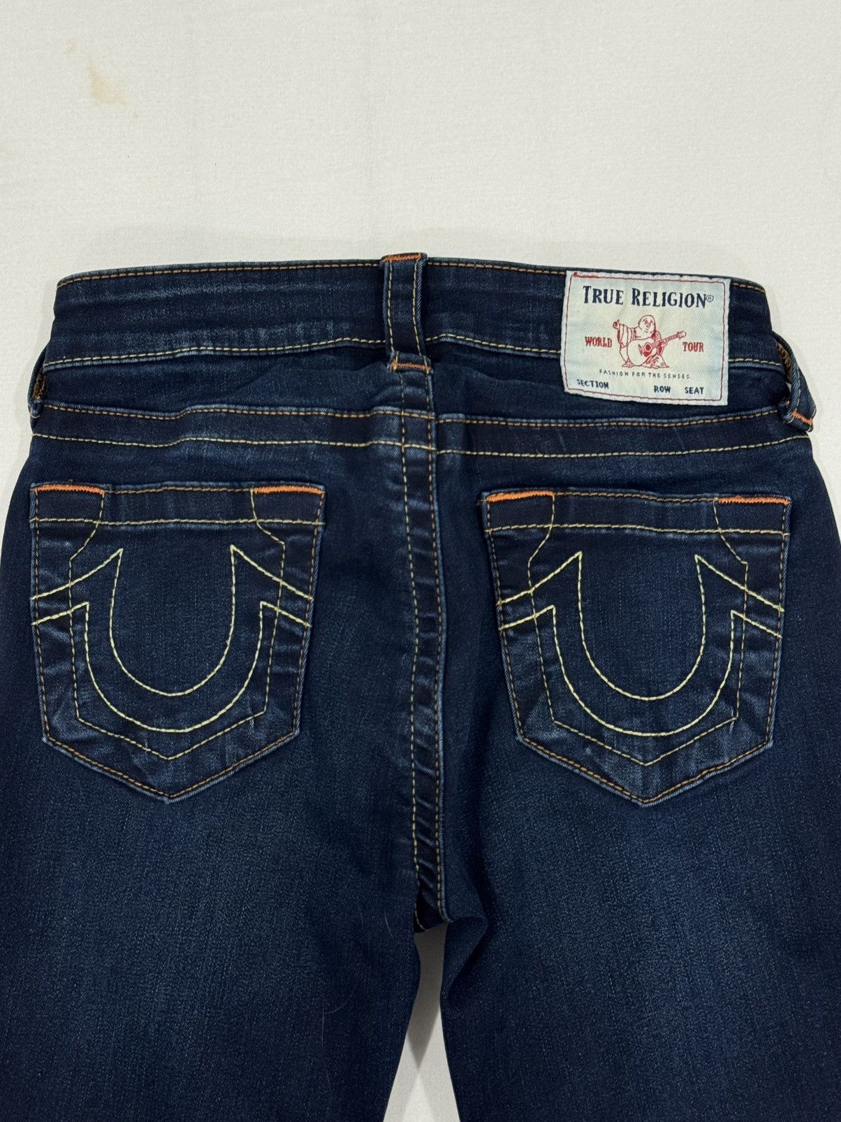 True Religion True Religion Halle Mid Rise Super Skinny Jeans Womens 26 Size 26" / US 2 / IT 38 - 3 Thumbnail