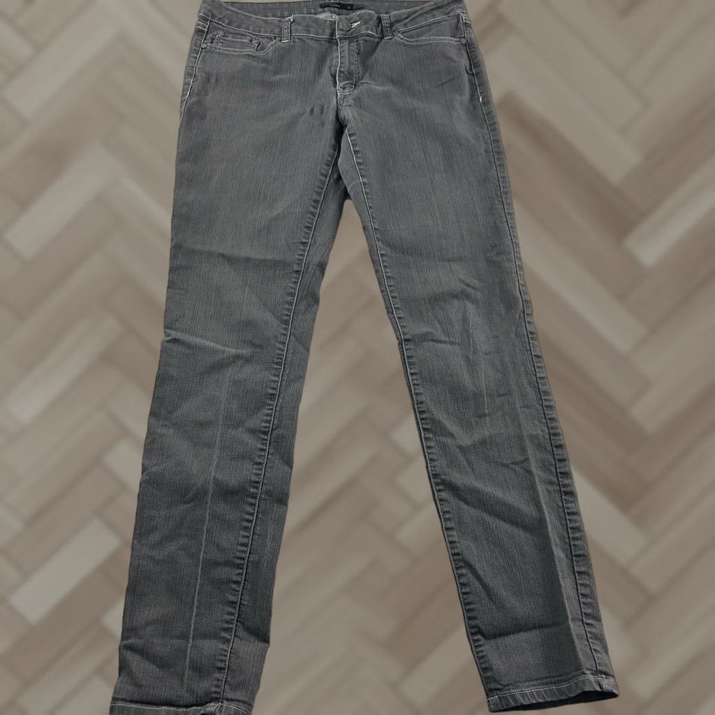 Prana PrAna Gray Wash Denim Jeans Women's 12 Skinny Jeans Gray Denim 12 Womens Size 34" / US 12 / IT 48 - 1 Thumbnail