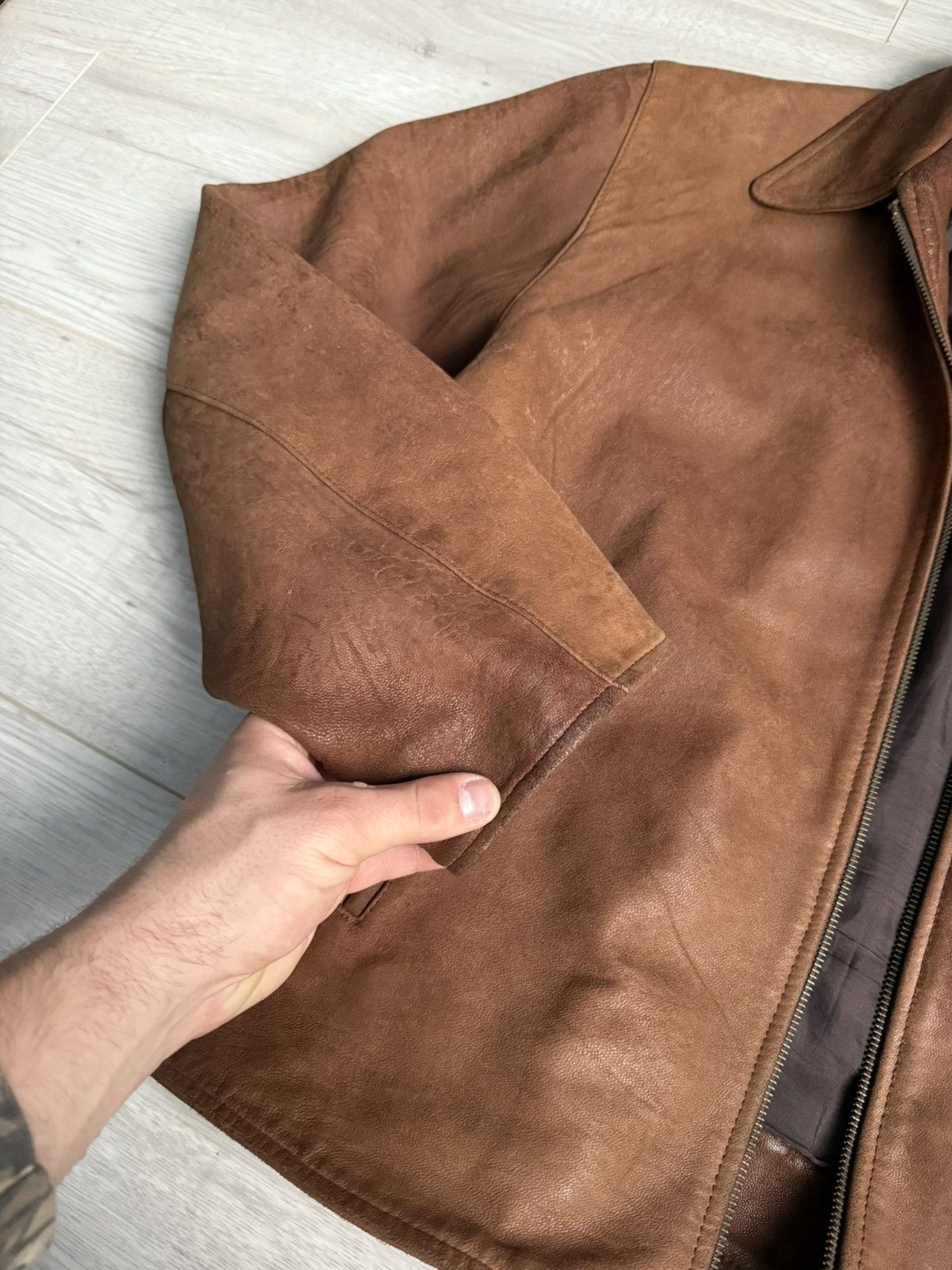Burton × Genuine Leather Vintage Burton leather Jacket Size US L / EU 52-54 / 3 - 4 Thumbnail