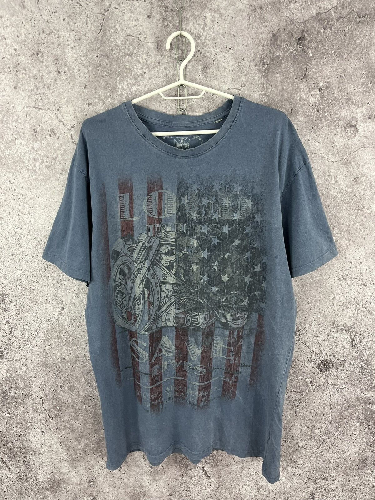 Other West Coast Choppers Big Bike American Flag Tee Logo Size XL Size US XL / EU 56 / 4 - 1 Thumbnail