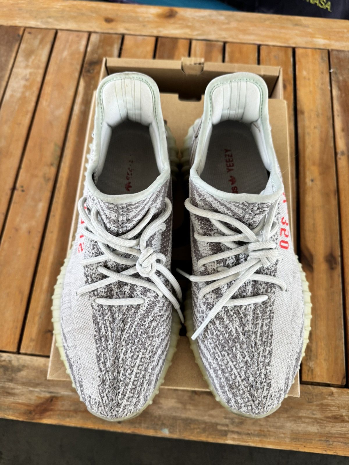 Adidas adidas Yeezy Boost 350 V2 blue tint Size US 10.5 / EU 43-44 - 2 Thumbnail