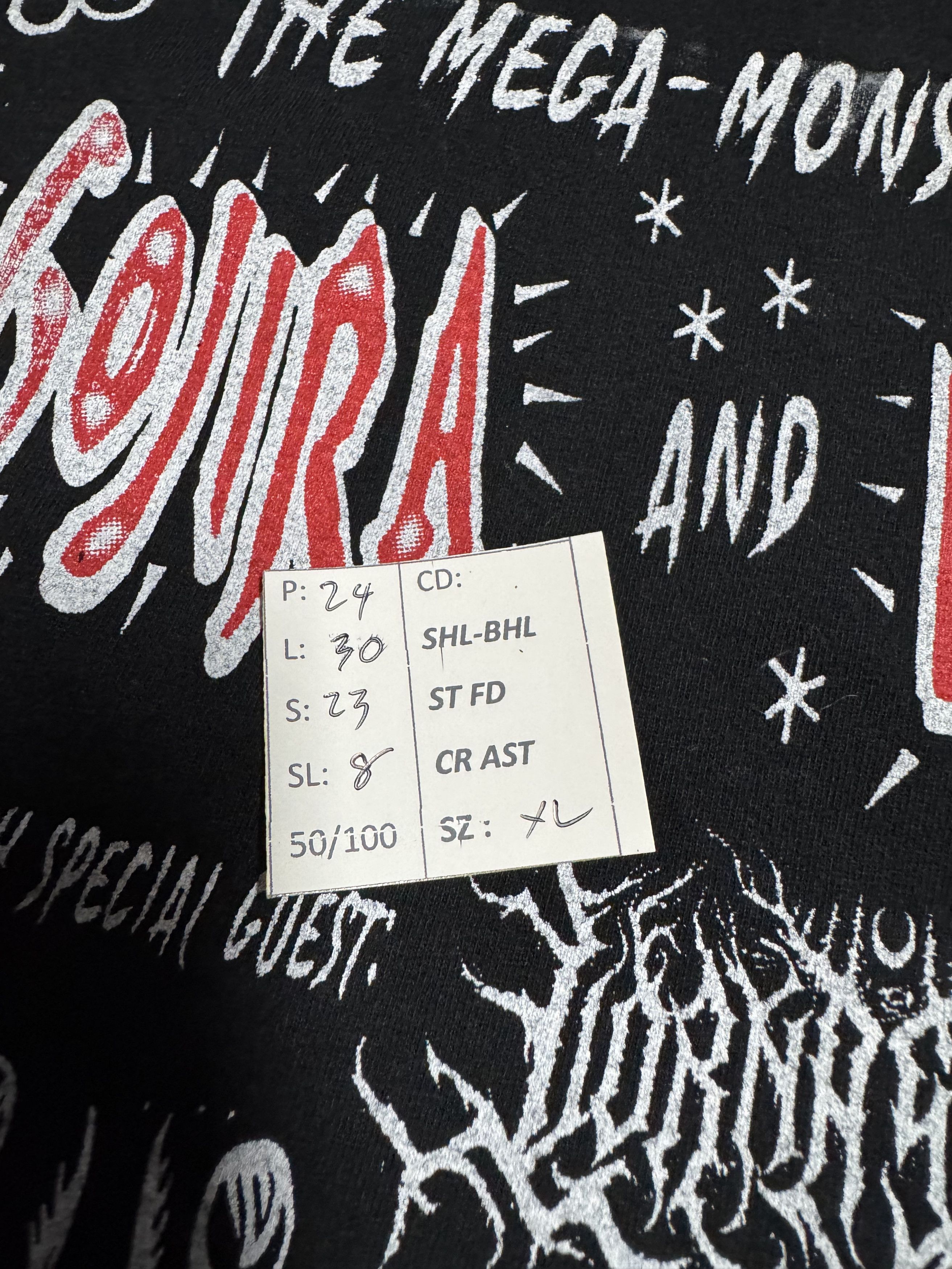 Band Tees VINTAGE GOJIRA & MASTODON MEGA MONSTER TOUR 2023 VERY RARE Size US XL / EU 56 / 4 - 15 Thumbnail