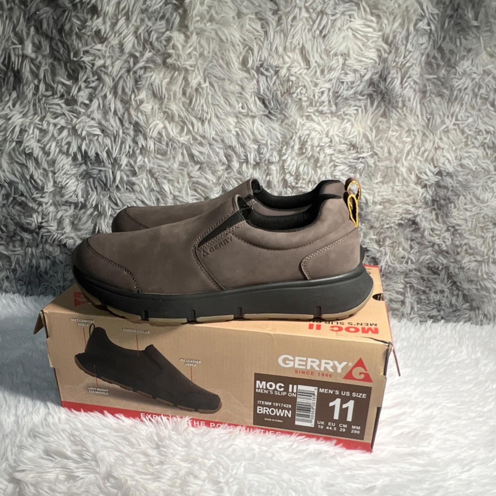 Gerrit Jacob Gerry Moc II Men's Brown Slip-On Casual Shoes Size 11 Size US 11 / EU 44 - 1 Thumbnail