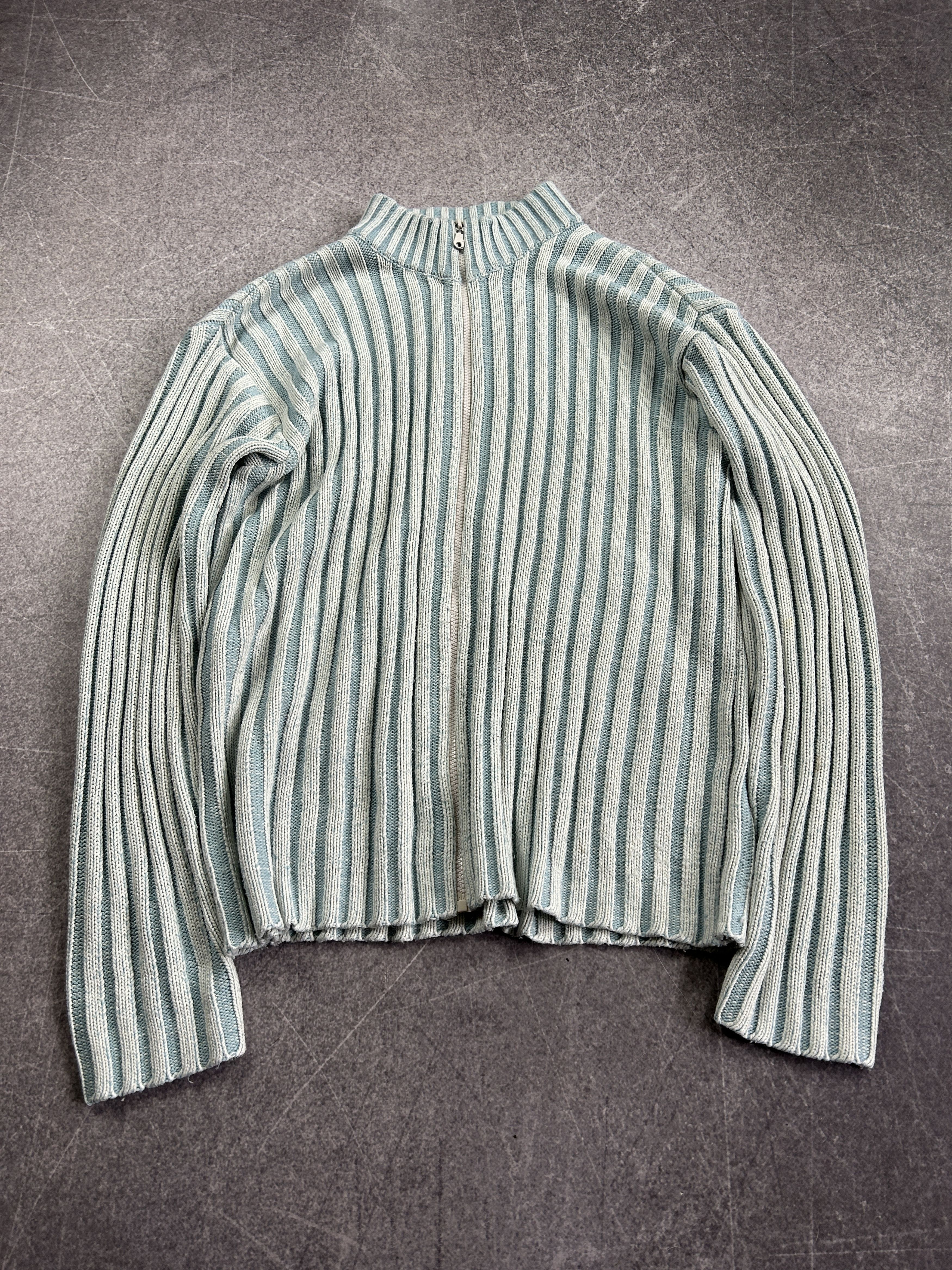 Designer Designer Hysteric Glamour Balenci Style Gradien Zip Sweater Size US L / EU 52-54 / 3 - 3 Thumbnail
